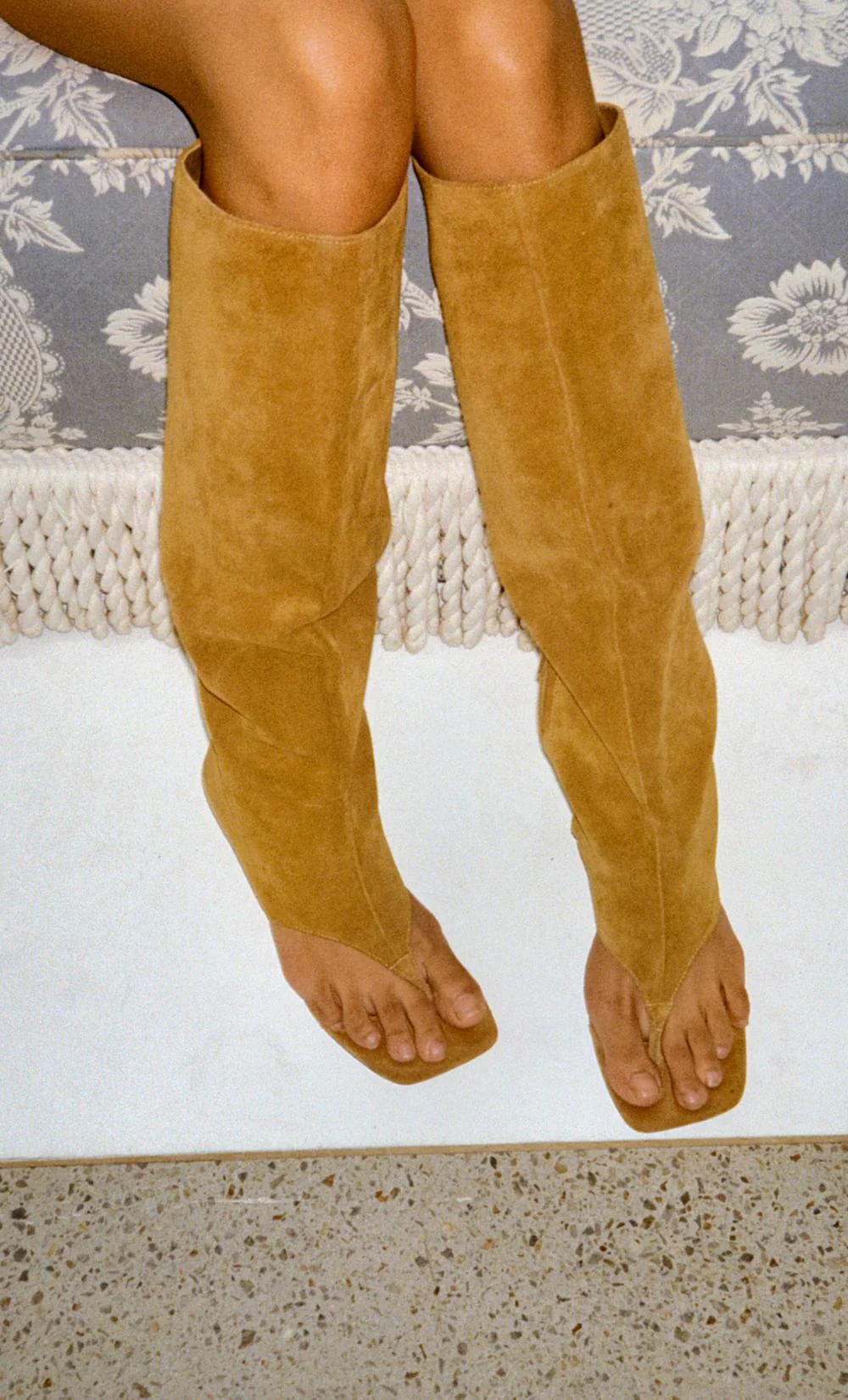 ALIA CUTOUT BOOT - OLIVE OIL SUEDE - Image 2