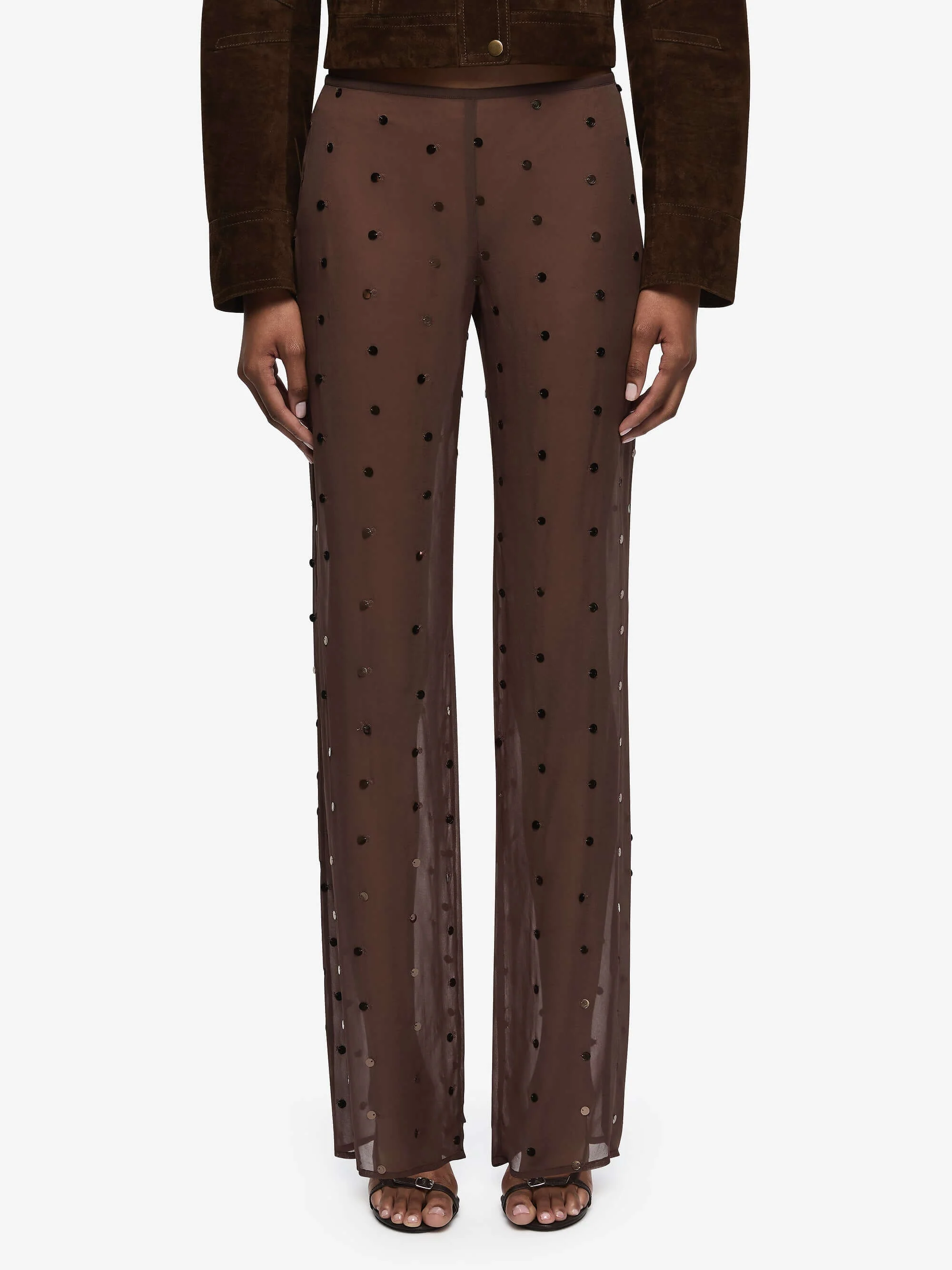 ARIELLE PANT - MILK CHOCOLATE - Image 2
