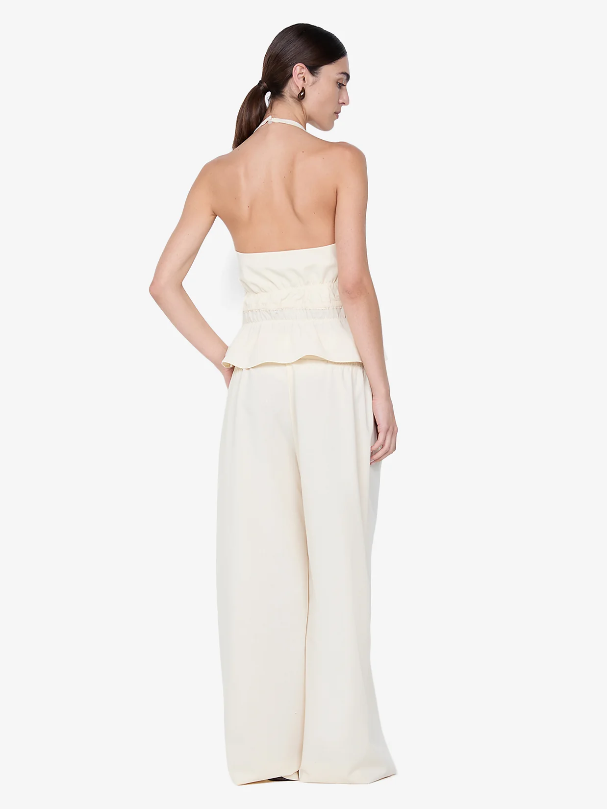 ASTRID HALTER TOP - ECRU - Image 4