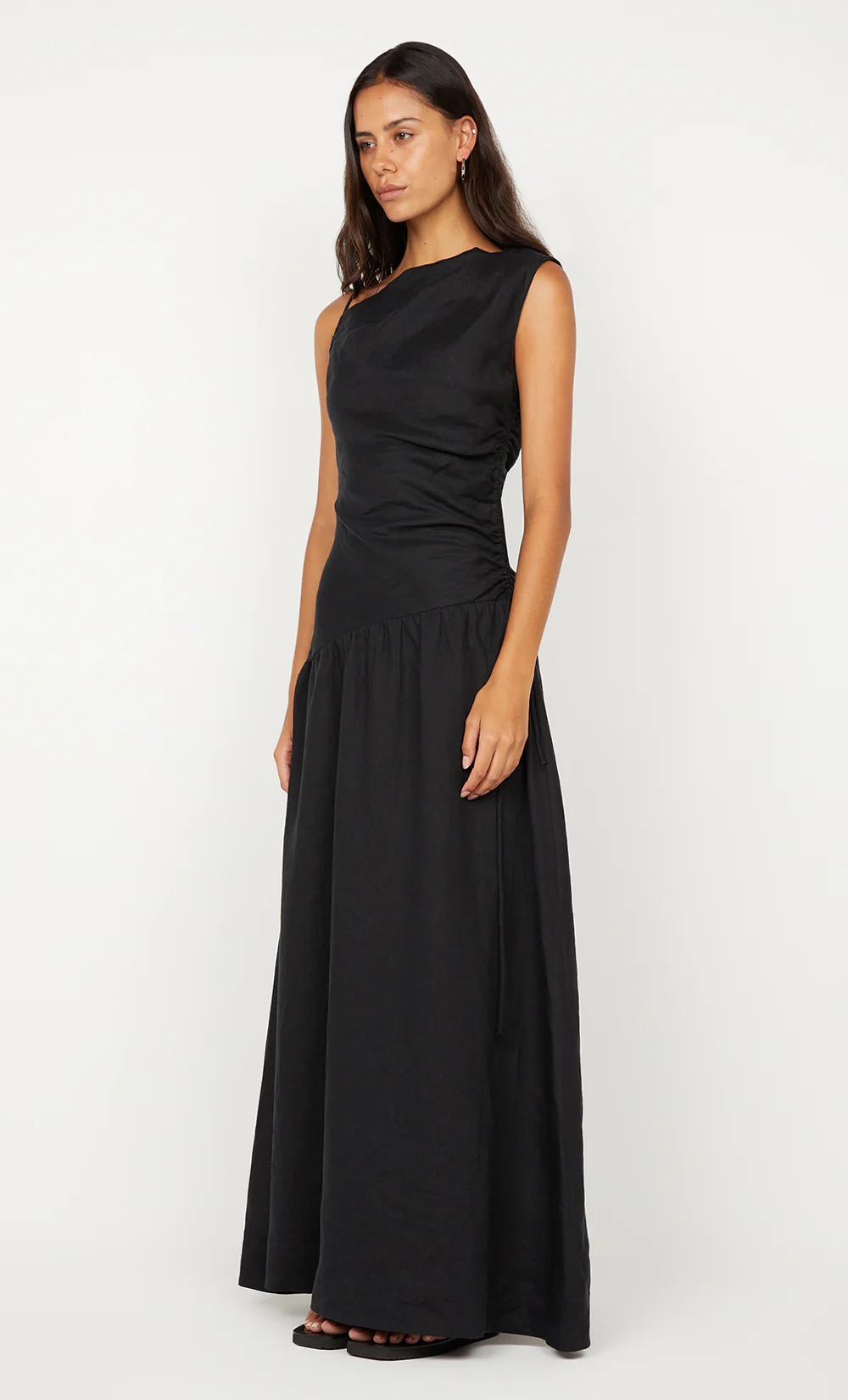 AUBREE MAXI DRESS - BLACK - Image 2