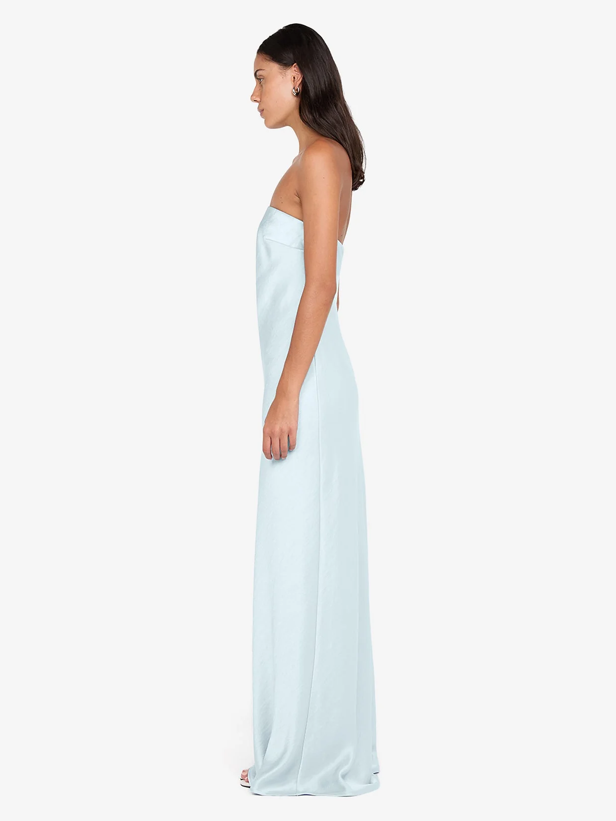 AUSTEN STRAPLESS MAXI DRESS - ARCTIC BLUE - Image 3