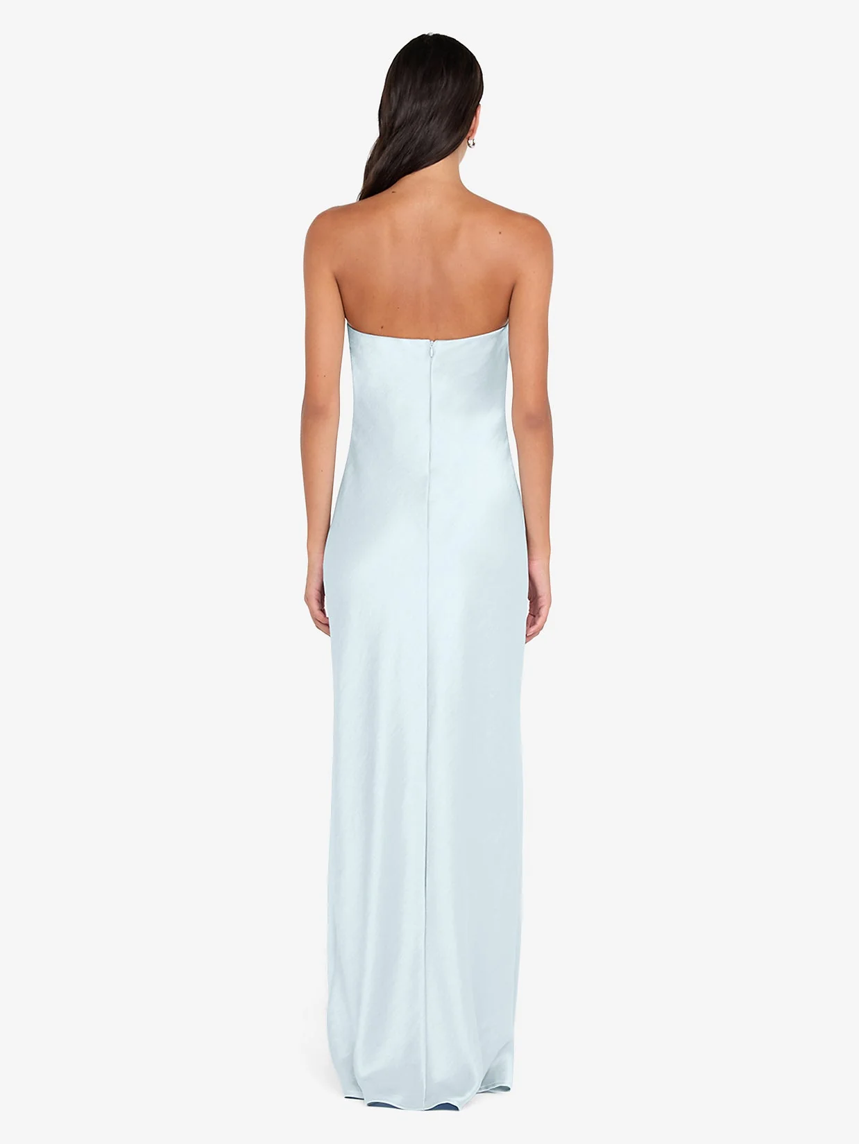 AUSTEN STRAPLESS MAXI DRESS - ARCTIC BLUE - Image 4
