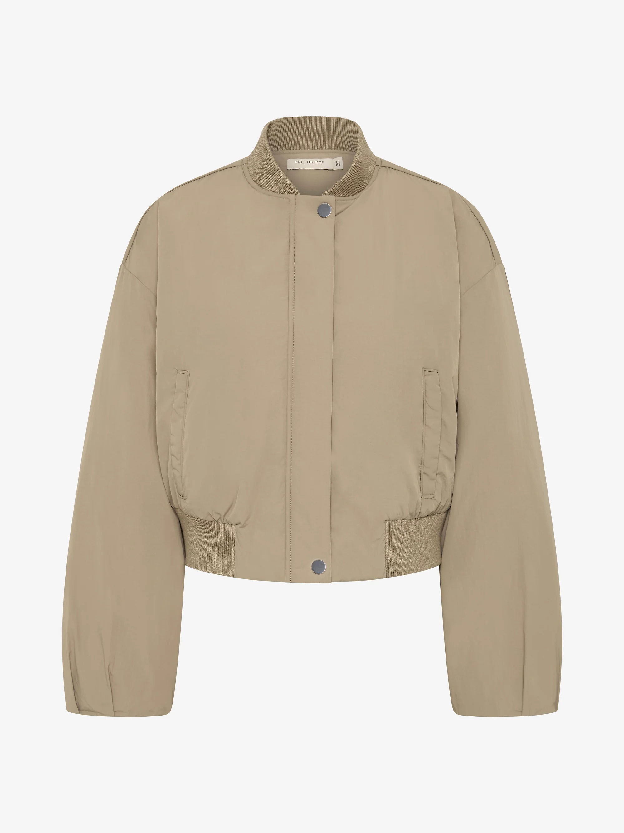 BASTIEN BOMBER JACKET - TAUPE - Image 5