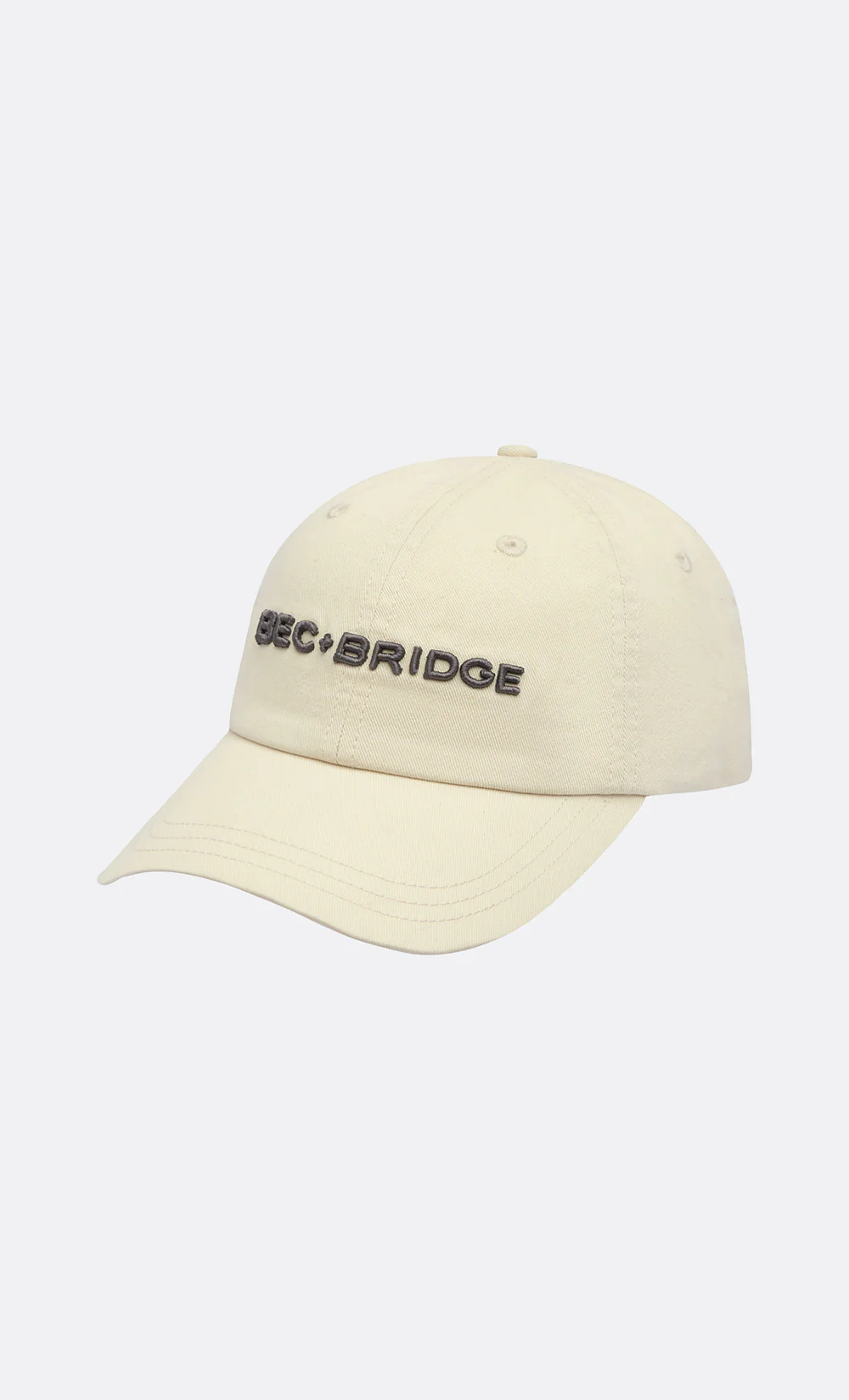 BEC + BRIDGE 3D EMBROIDERY CAP - IVORY/GUNMETAL - Image 2