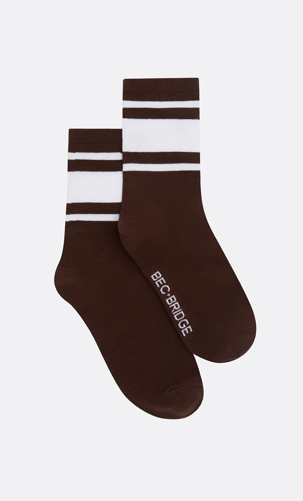 BEC + BRIDGE SOCKS - CHOC/CITRUS/WHITE - Image 2