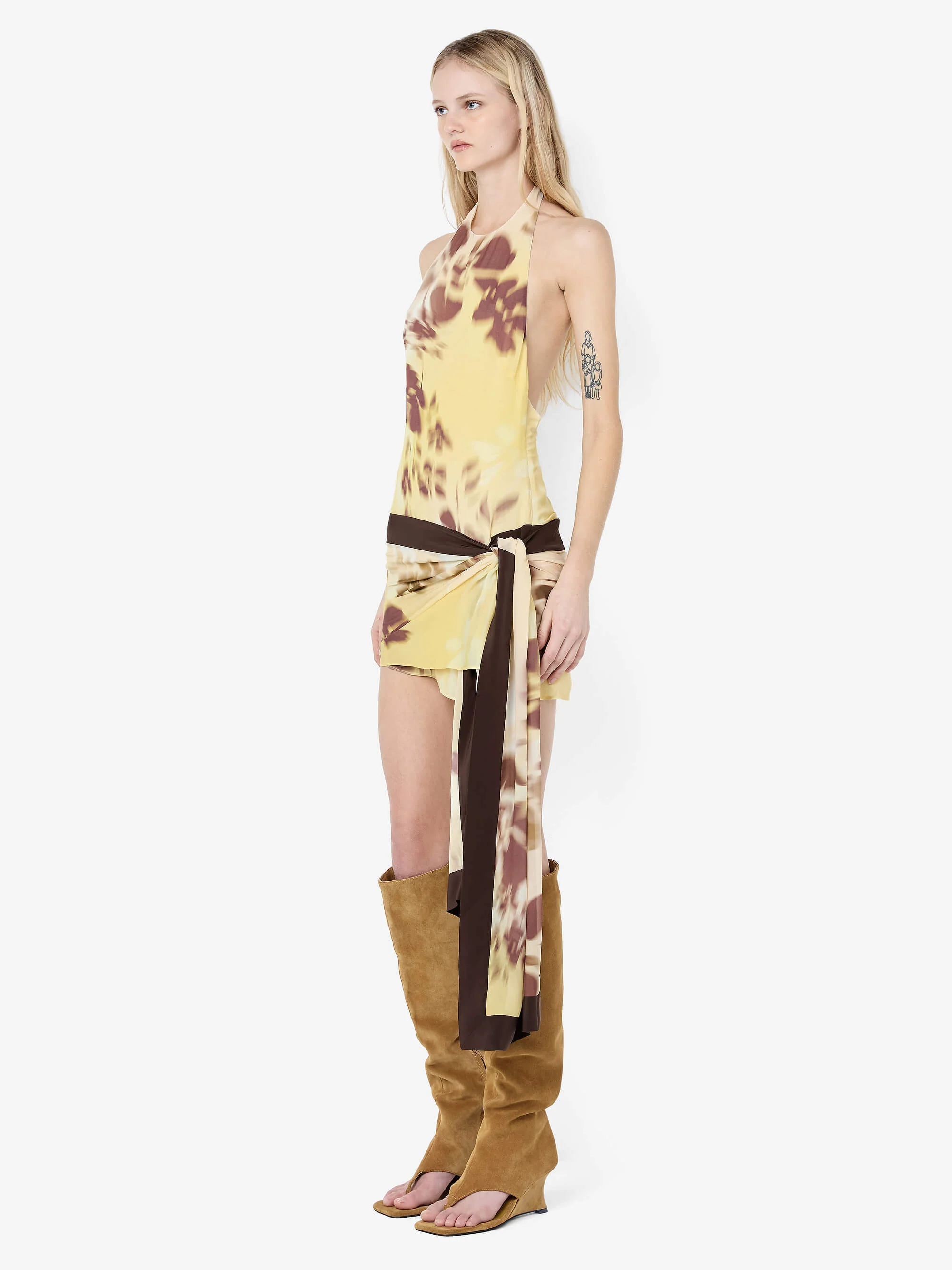 BLAISE HALTER MINI DRESS - PALMERA FLORAL - Image 2