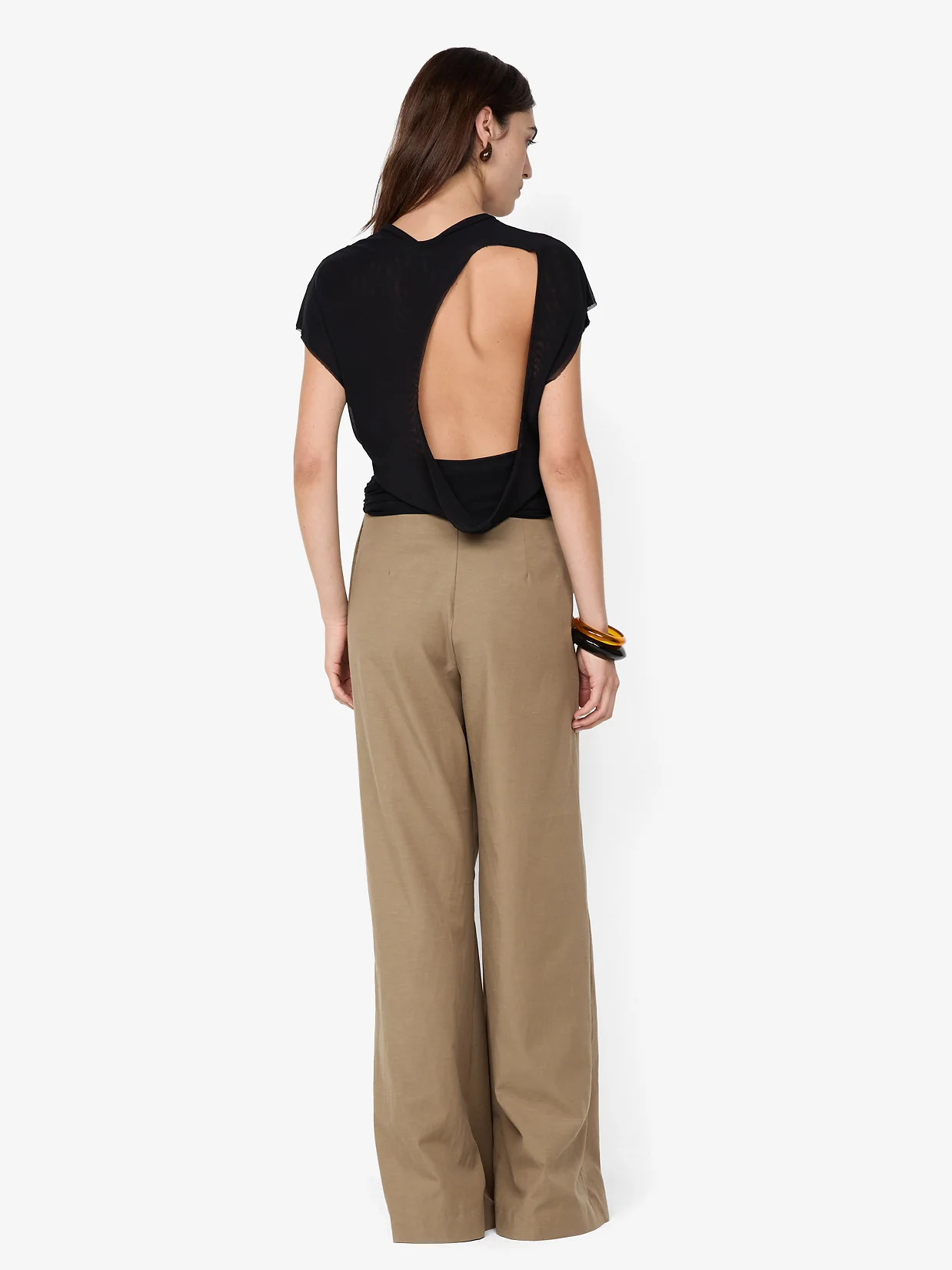 BOWEN DRAPE PANT - OLIVE - Image 4