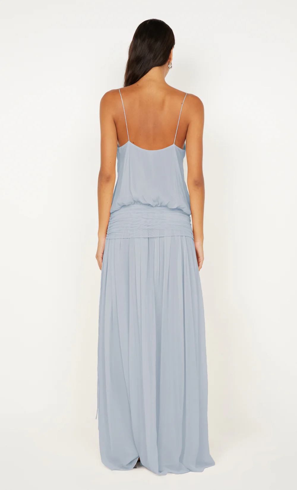 CAMILLE BLOUSON DRESS - CLOUD BLUE - Image 4