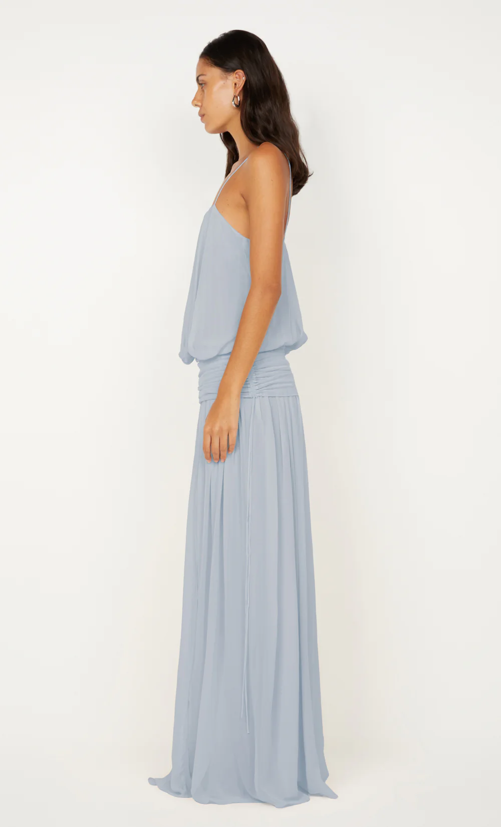 CAMILLE BLOUSON DRESS - CLOUD BLUE - Image 5