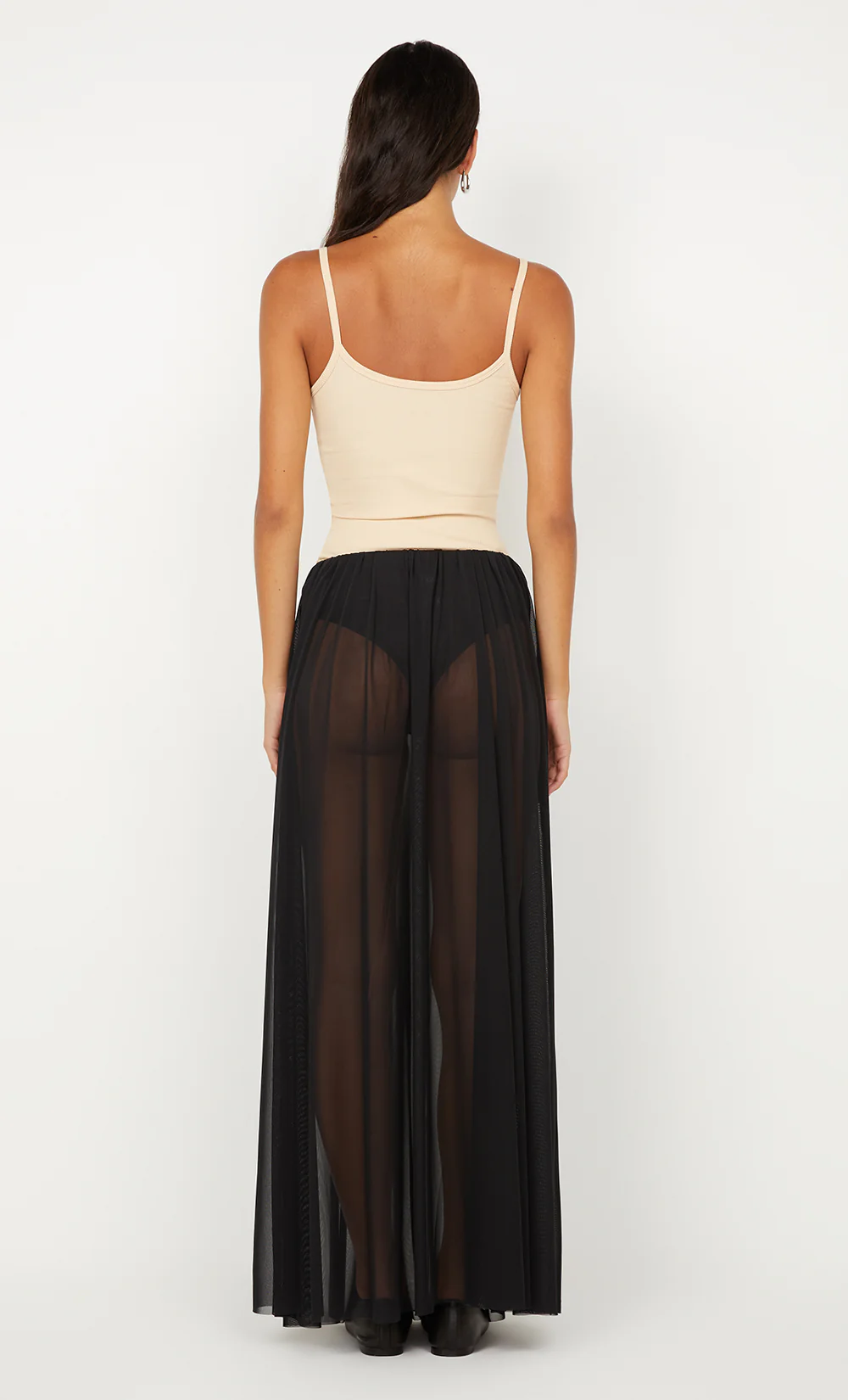 CAMILLE MAXI SKIRT - BLACK - Image 3