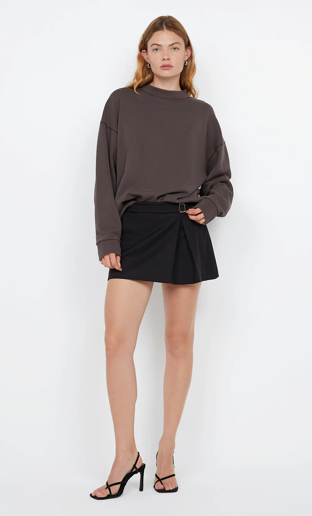 CARLSON MINI SKIRT - BLACK