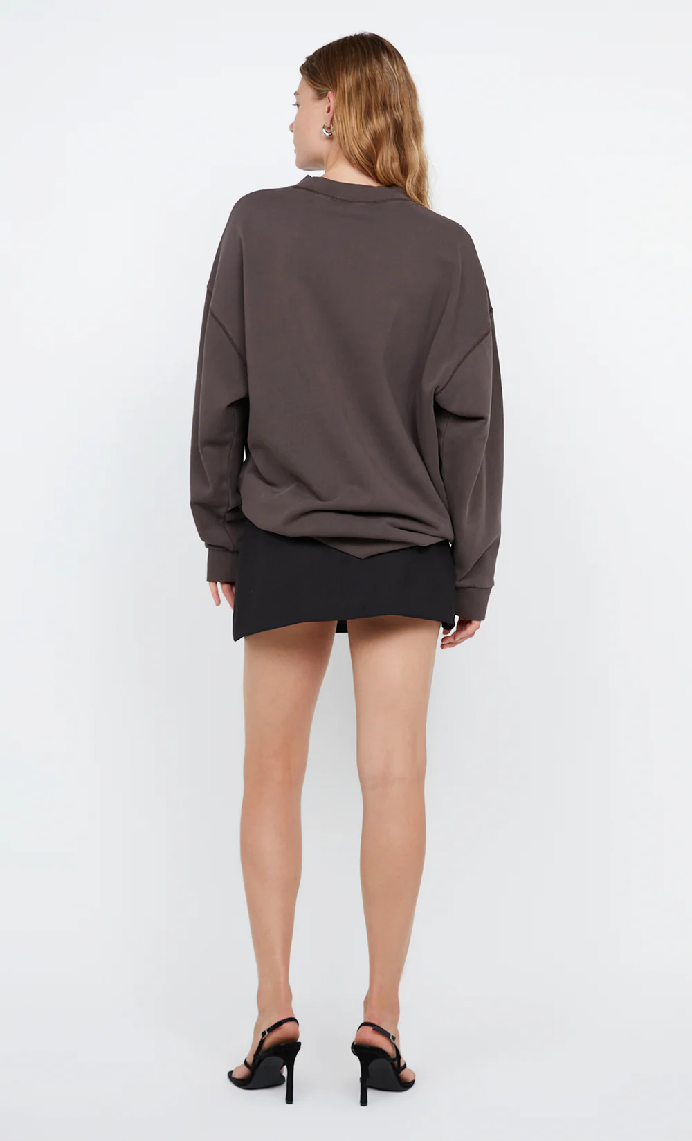 CARLSON MINI SKIRT - BLACK - Image 2