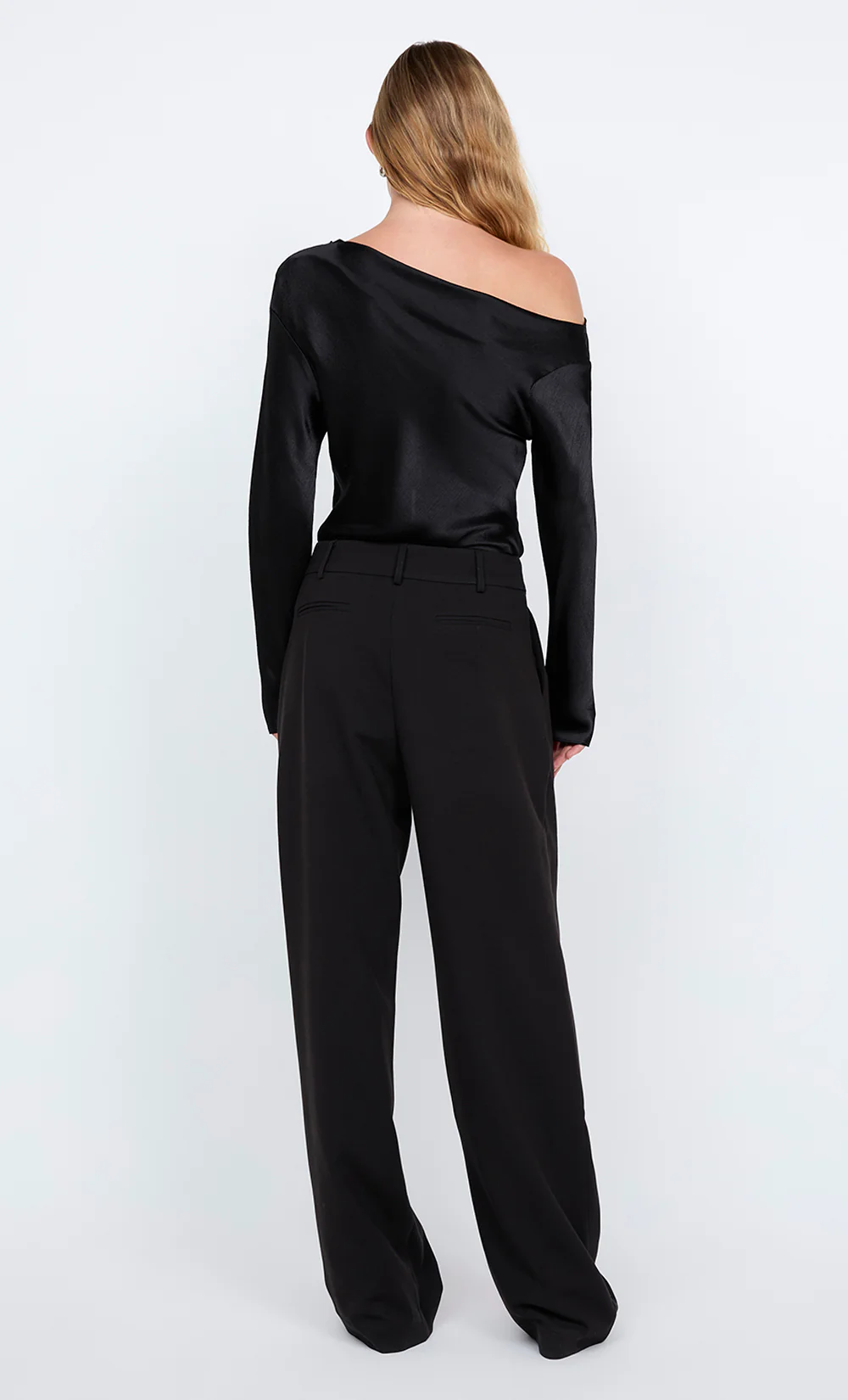 CARMELA ASYM TOP - BLACK - Image 2