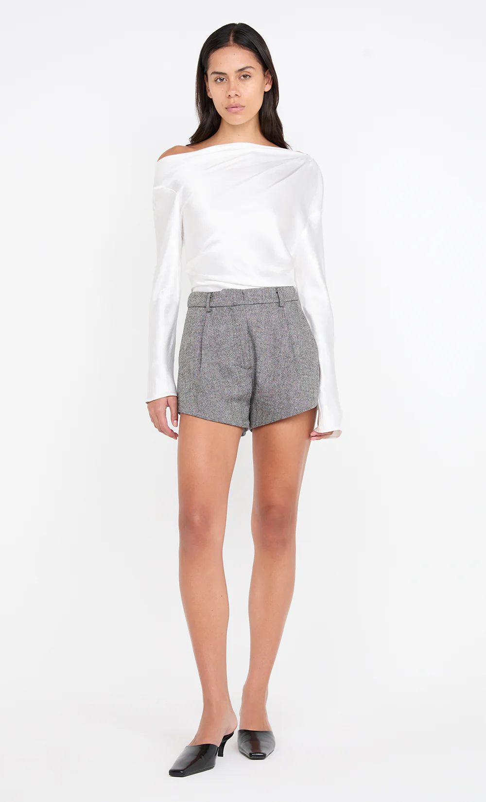 CARMELA ASYM TOP - IVORY