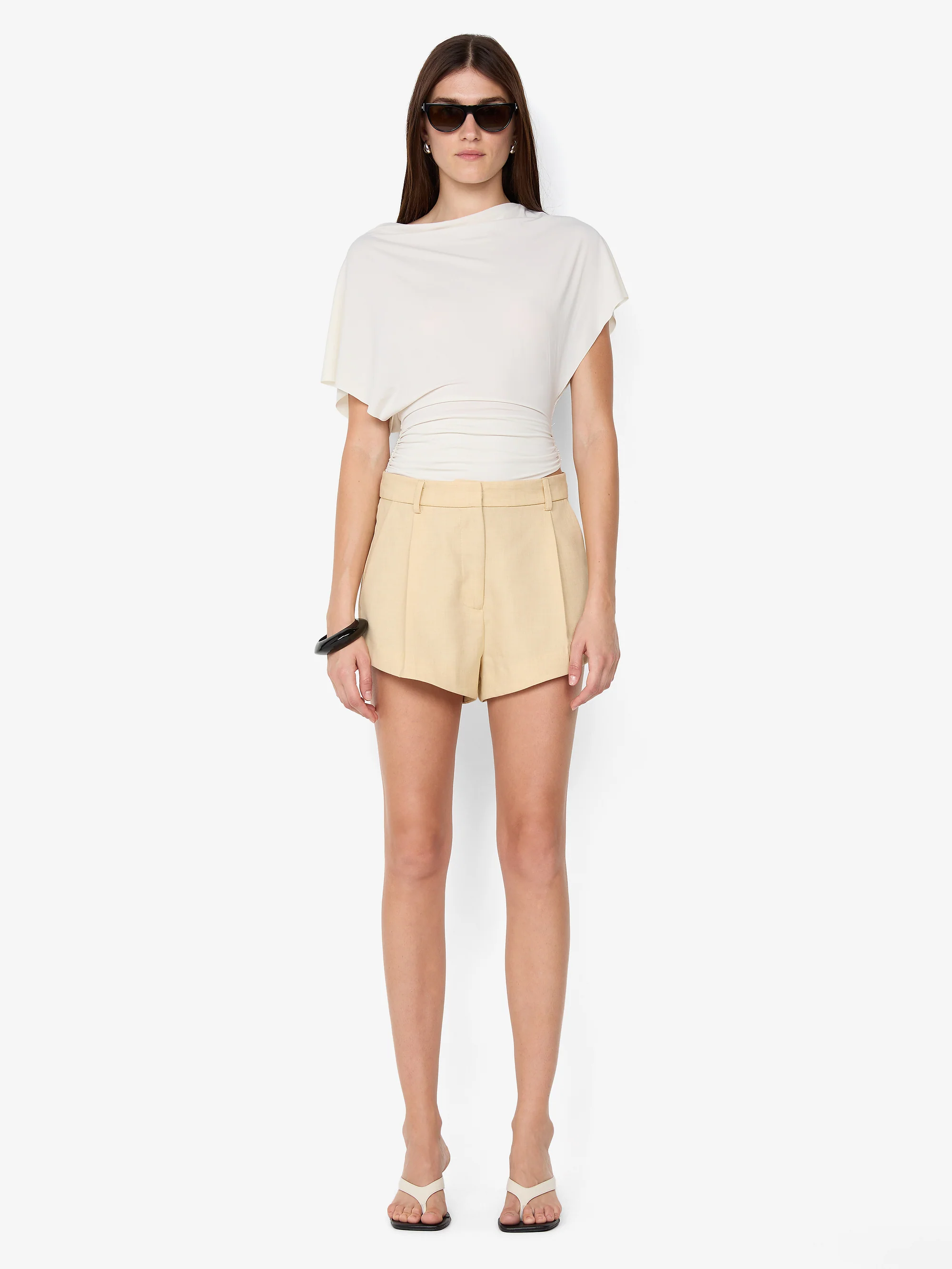 CLEMENTINE BATWING TOP - VANILLA