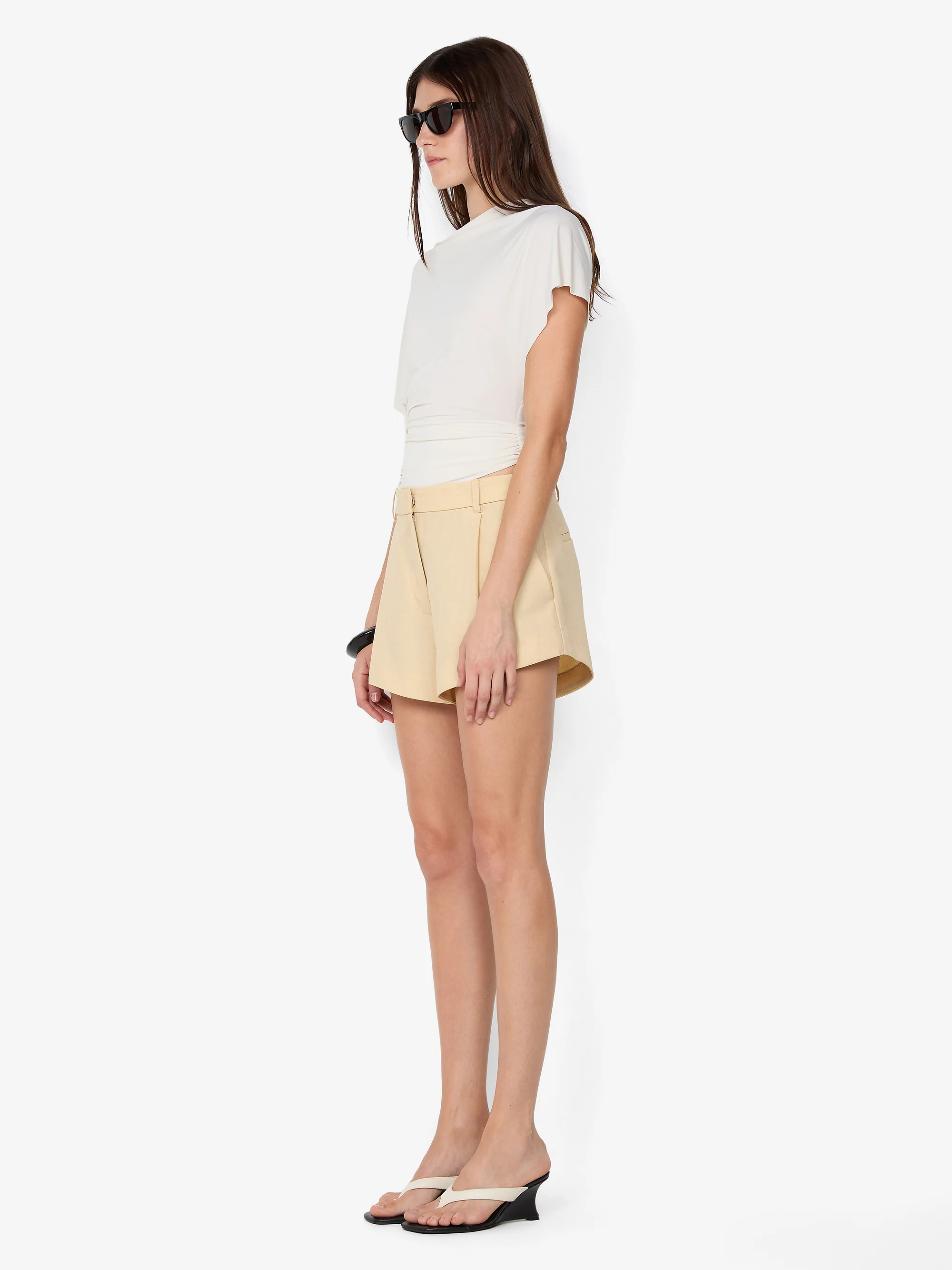 CLEMENTINE BATWING TOP - VANILLA - Image 2