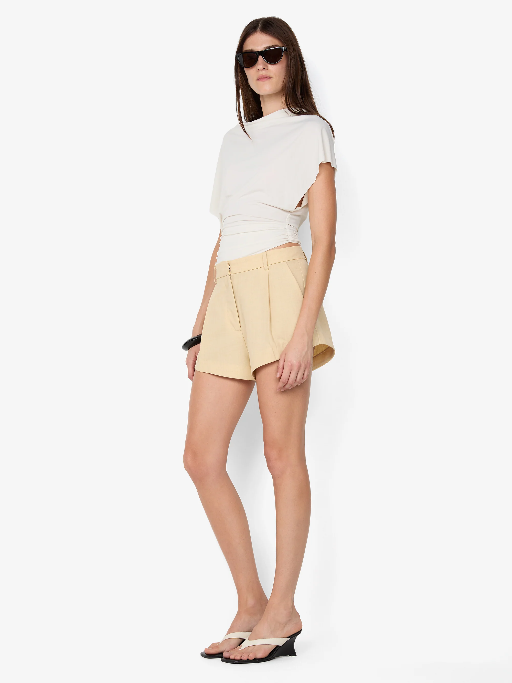 CLEMENTINE BATWING TOP - VANILLA - Image 3
