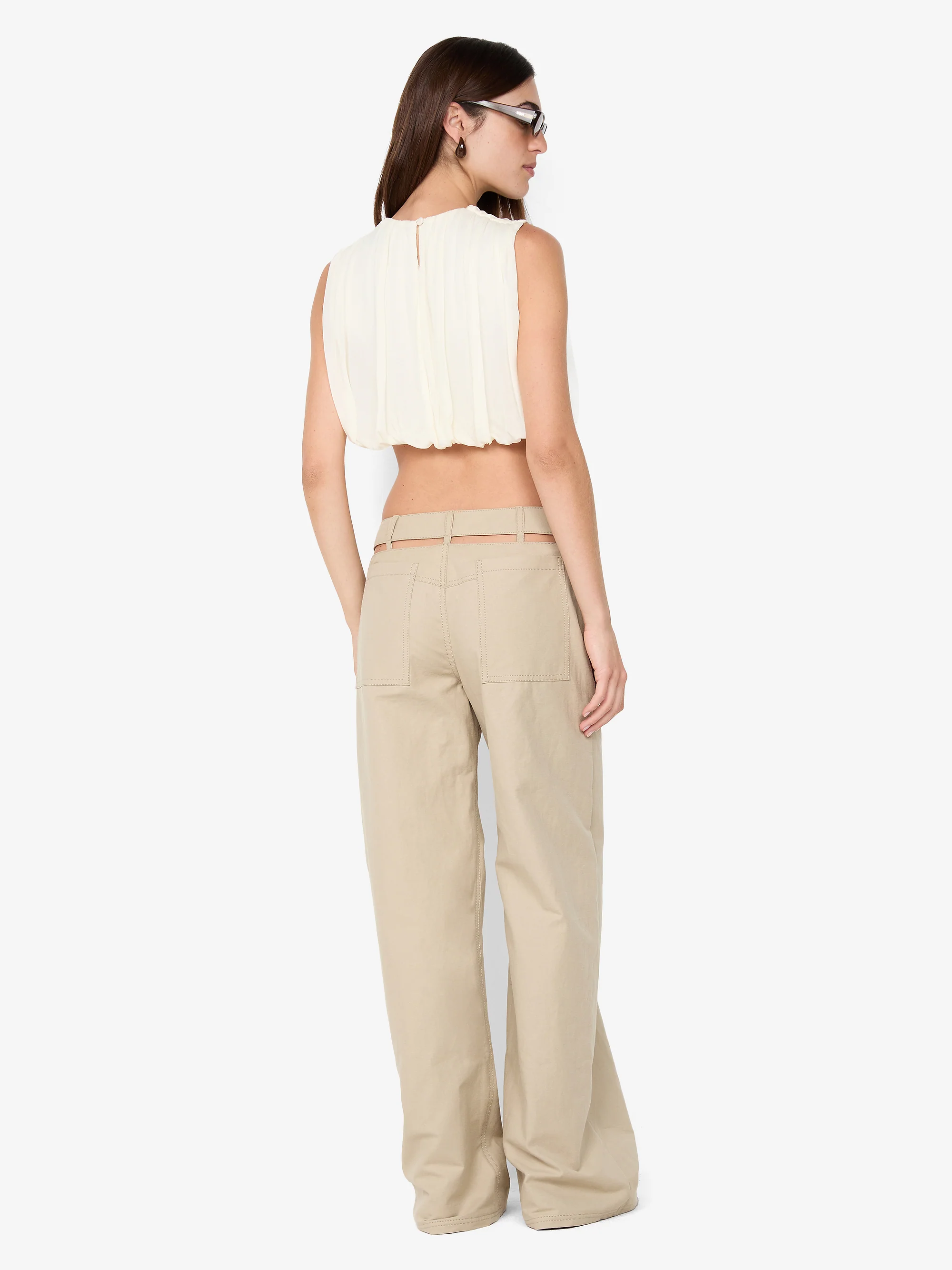 CLEMENTINE BUBBLE TOP - CHALK - Image 4