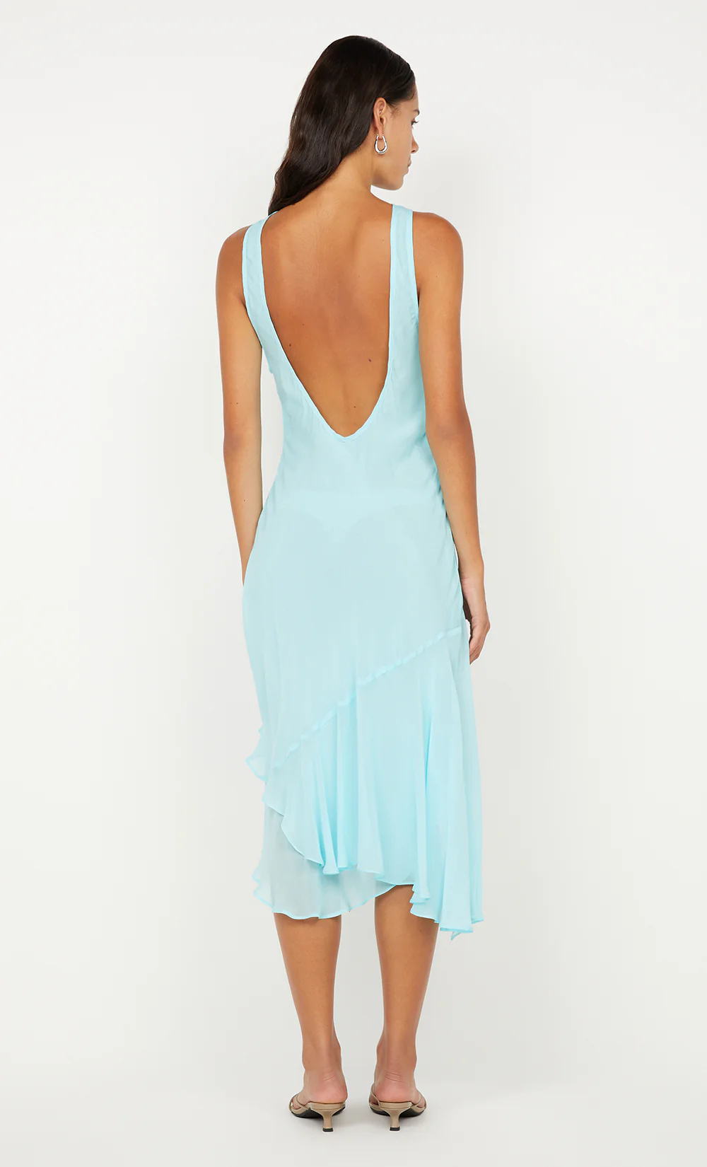 DANKA MIDI DRESS - TURQUOISE - Image 3