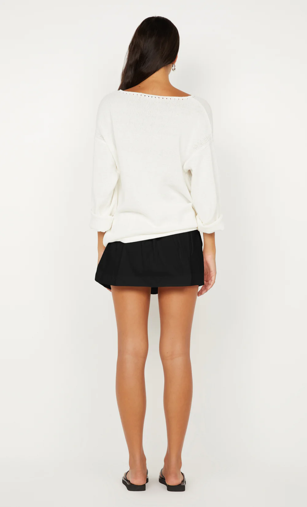 DANTE MINI SKIRT - BLACK - Image 4