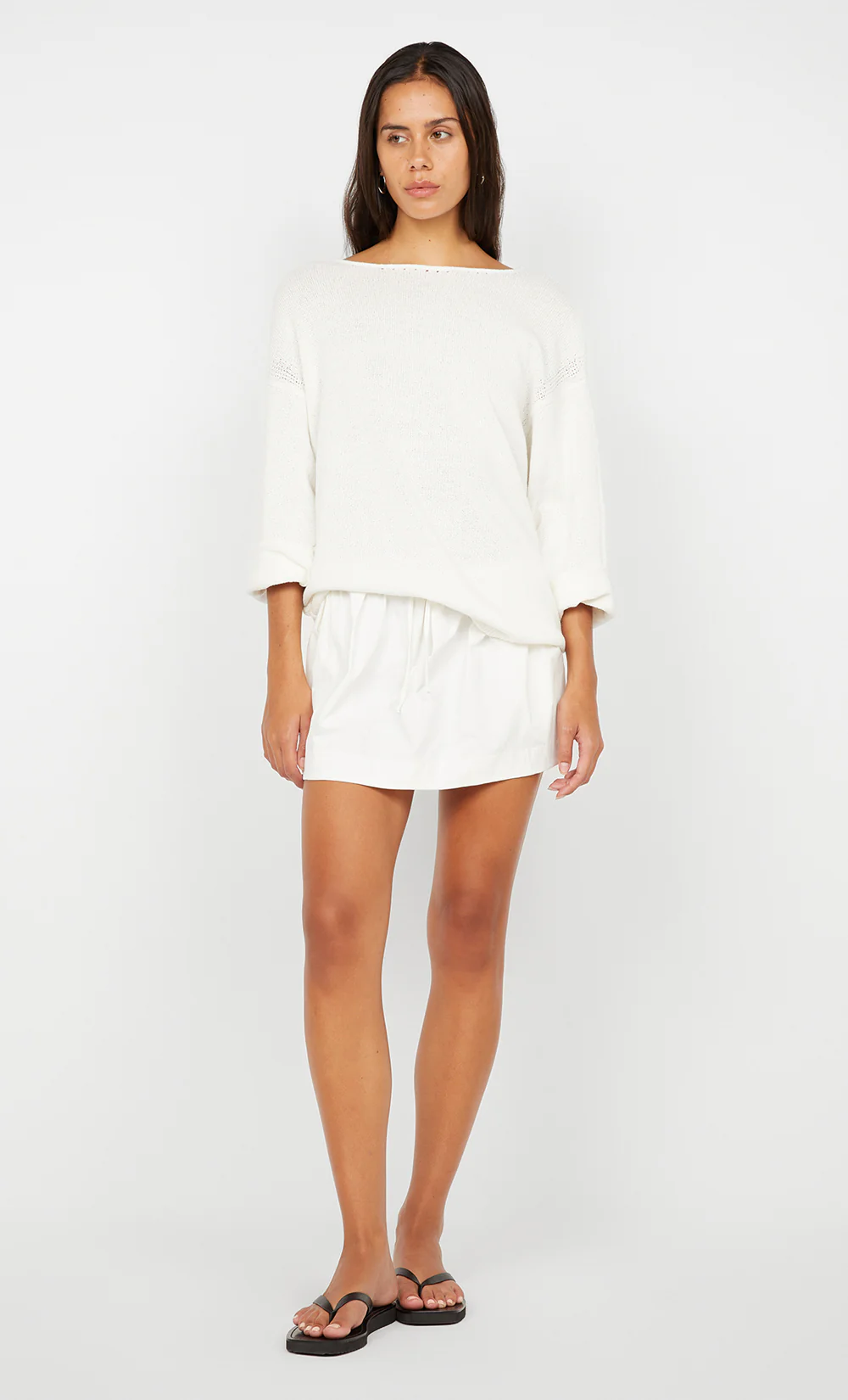 DANTE MINI SKIRT - IVORY