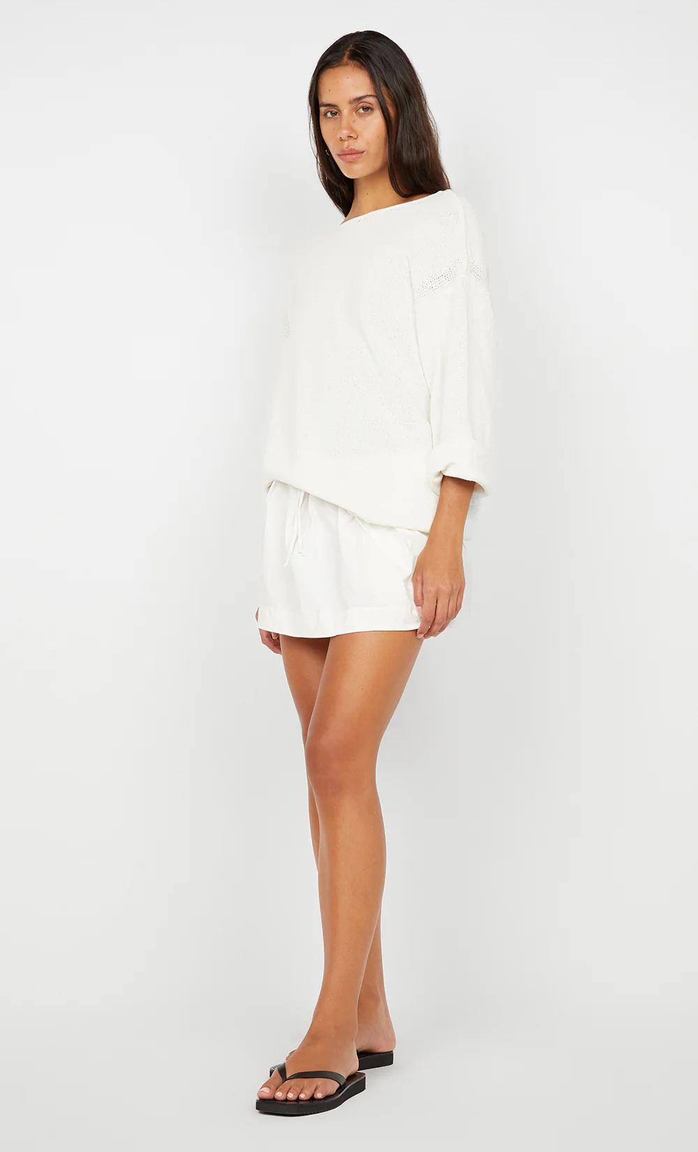 DANTE MINI SKIRT - IVORY - Image 2