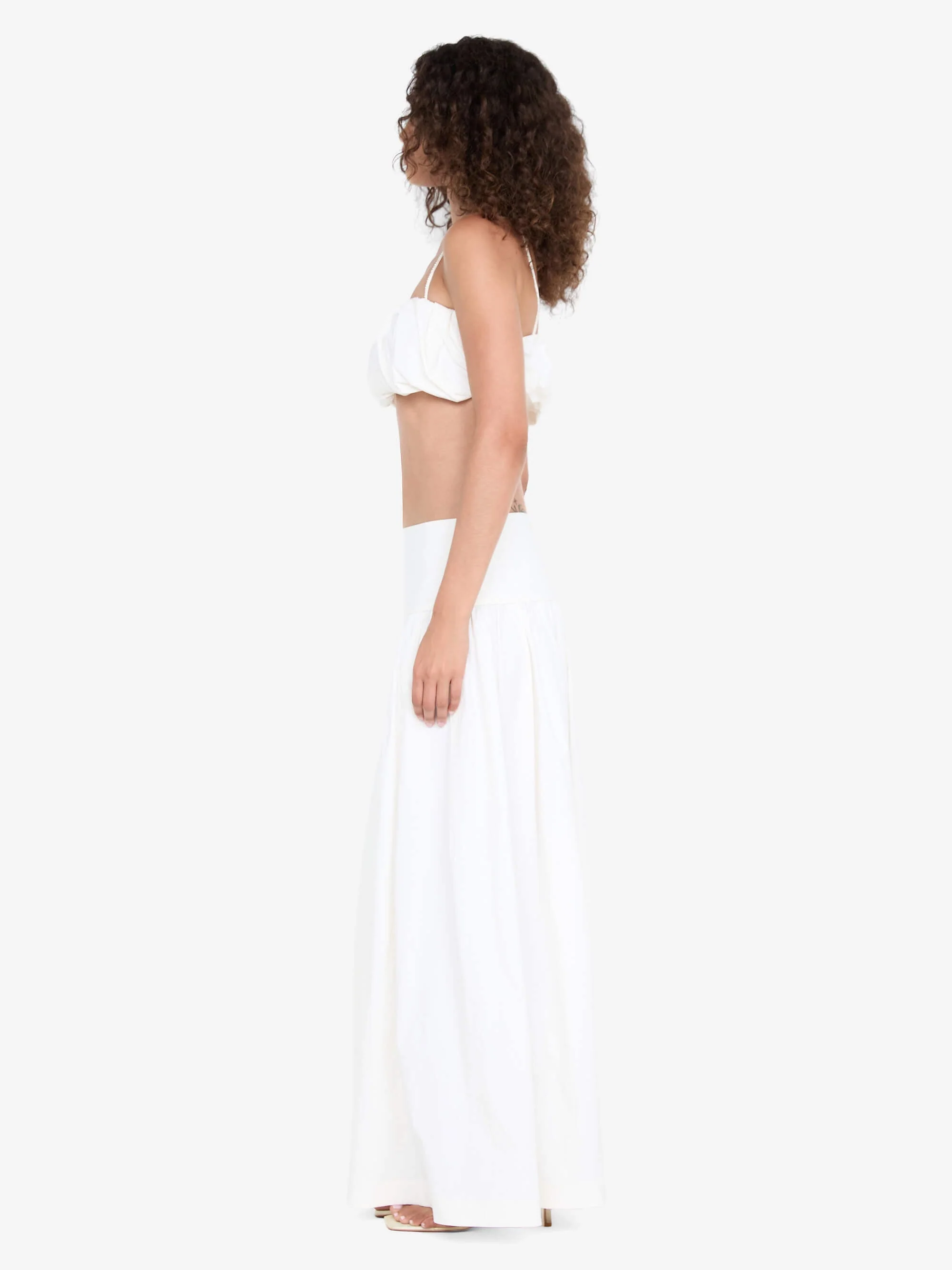 DANTE MAXI SKIRT - IVORY - Image 3