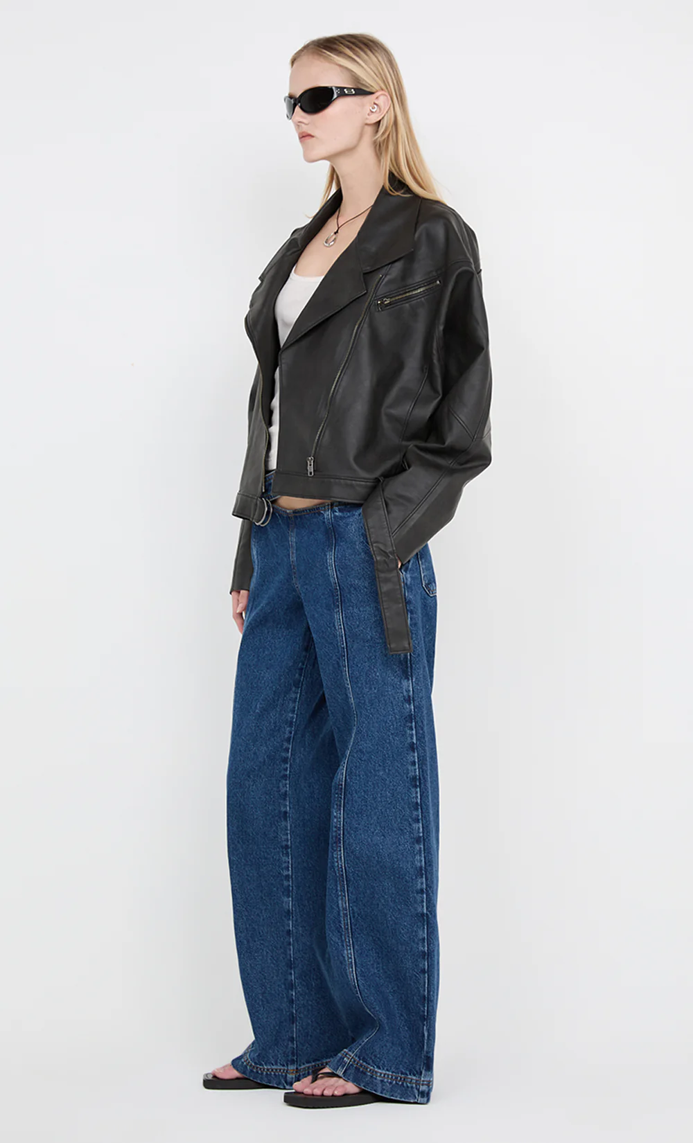 DAVIE BOMBER - WASHED BLACK - Image 2