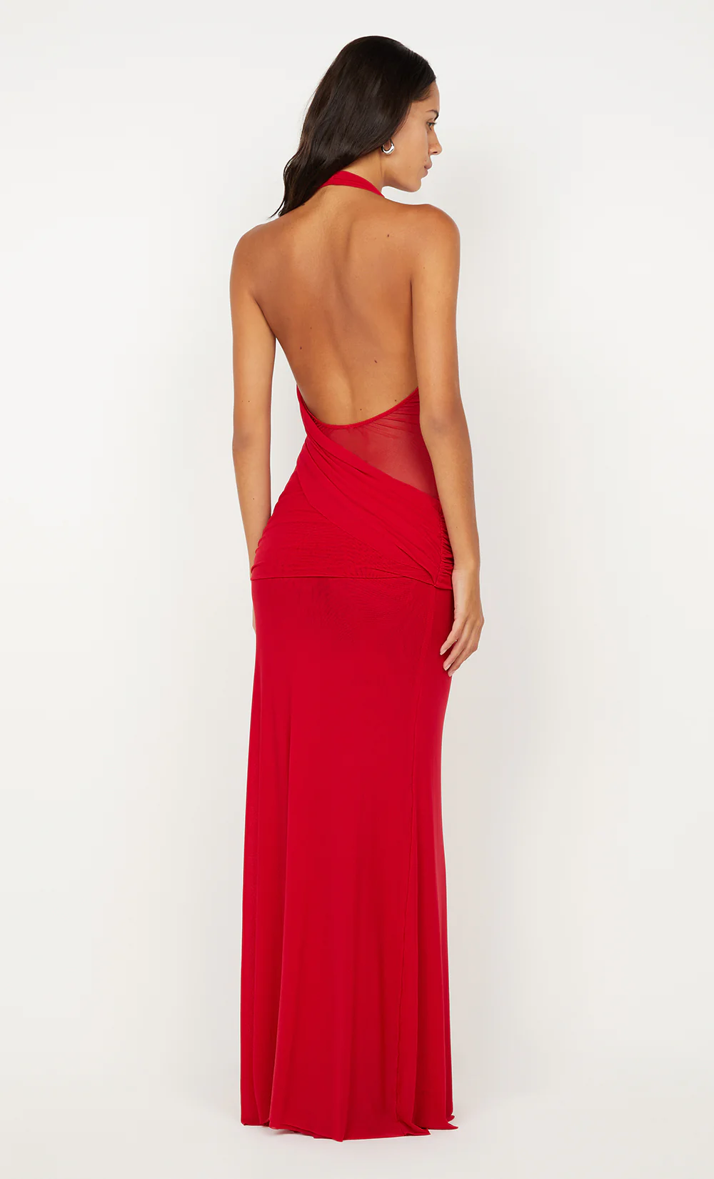 DEIJA HALTER MAXI DRESS - STRAWBERRY - Image 5