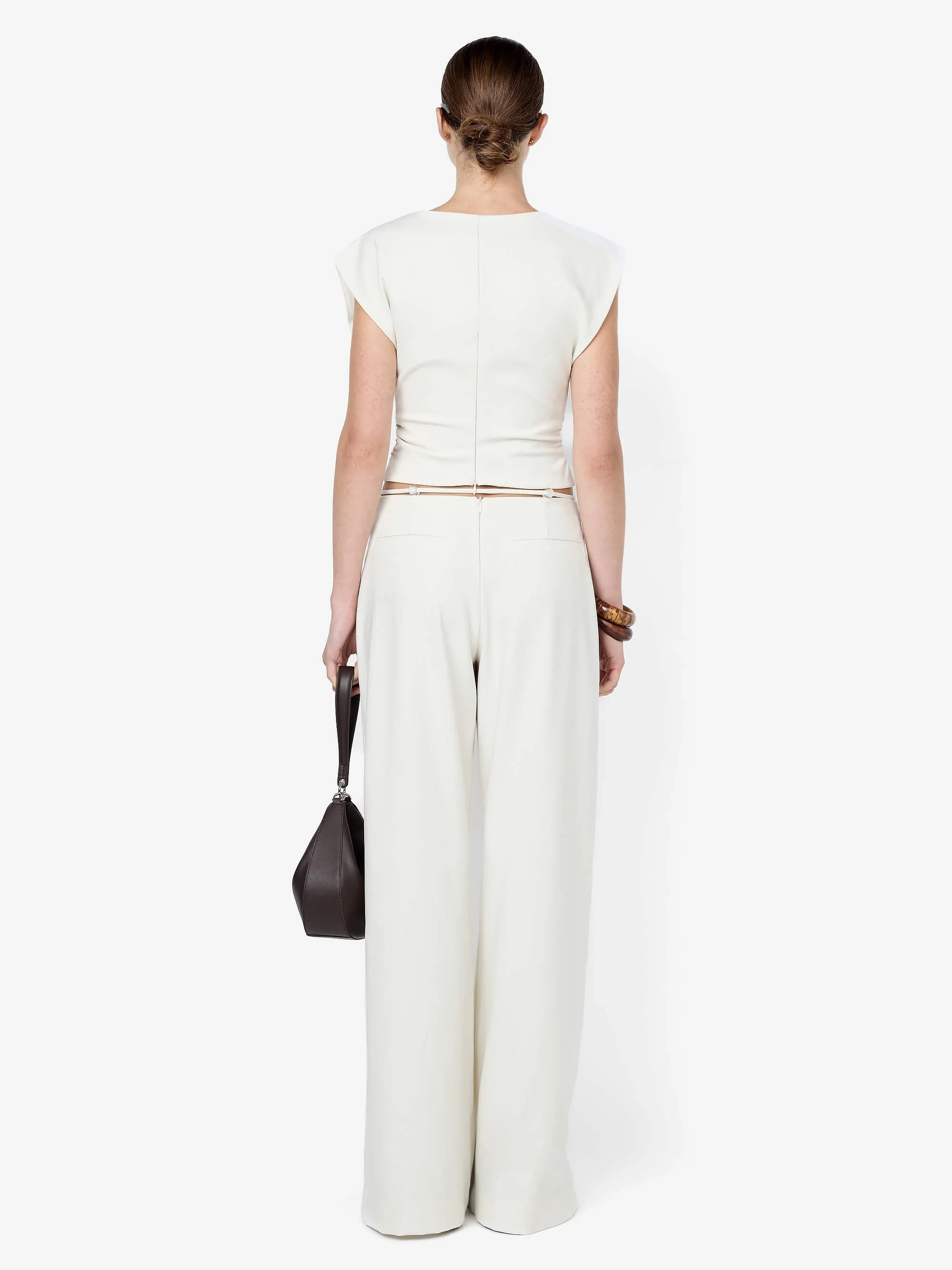 DEVYN COWL TOP - CREAM - Image 3