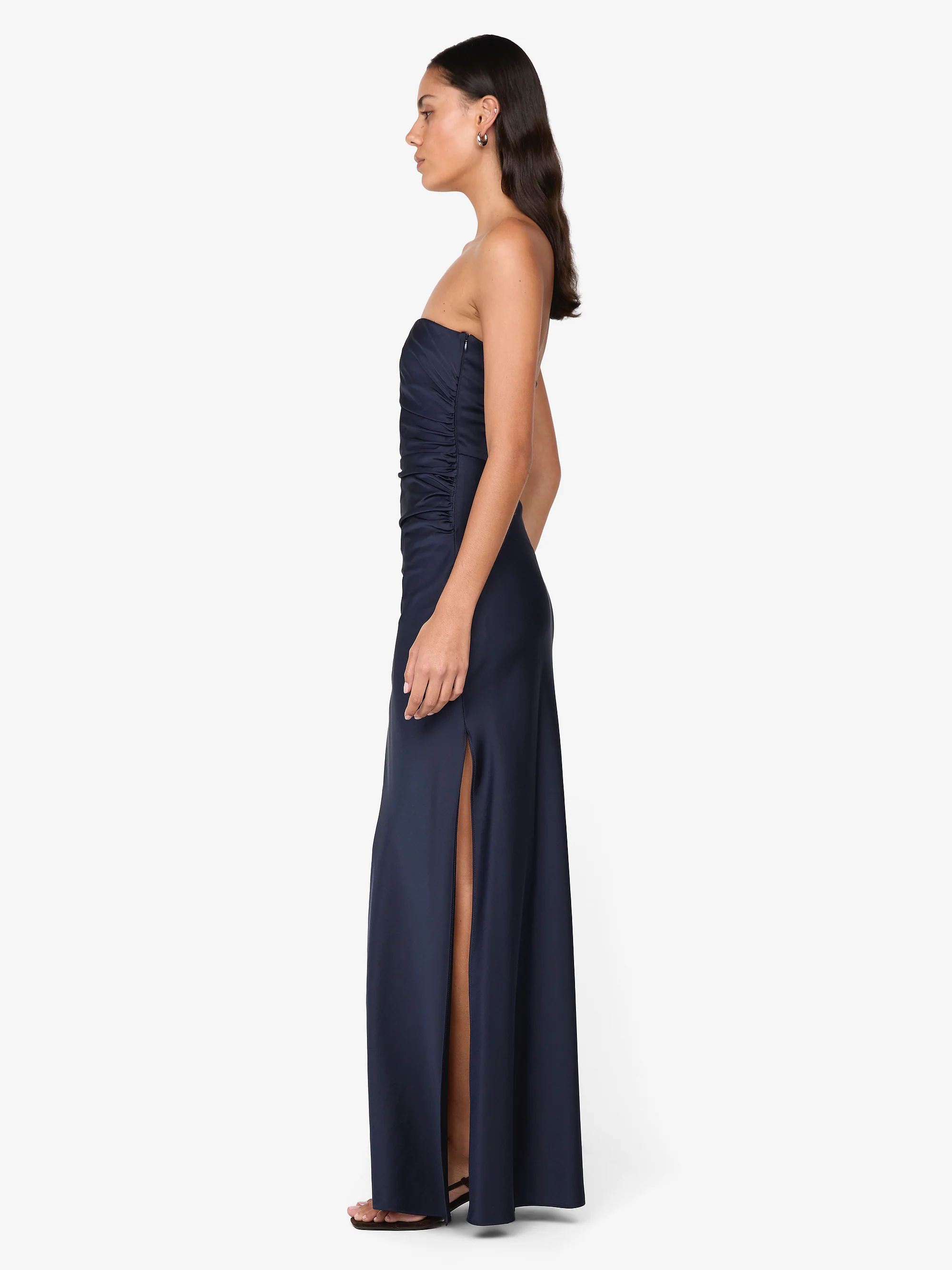 ETERNITY STRAPLESS MAXI DRESS - INK - Image 3