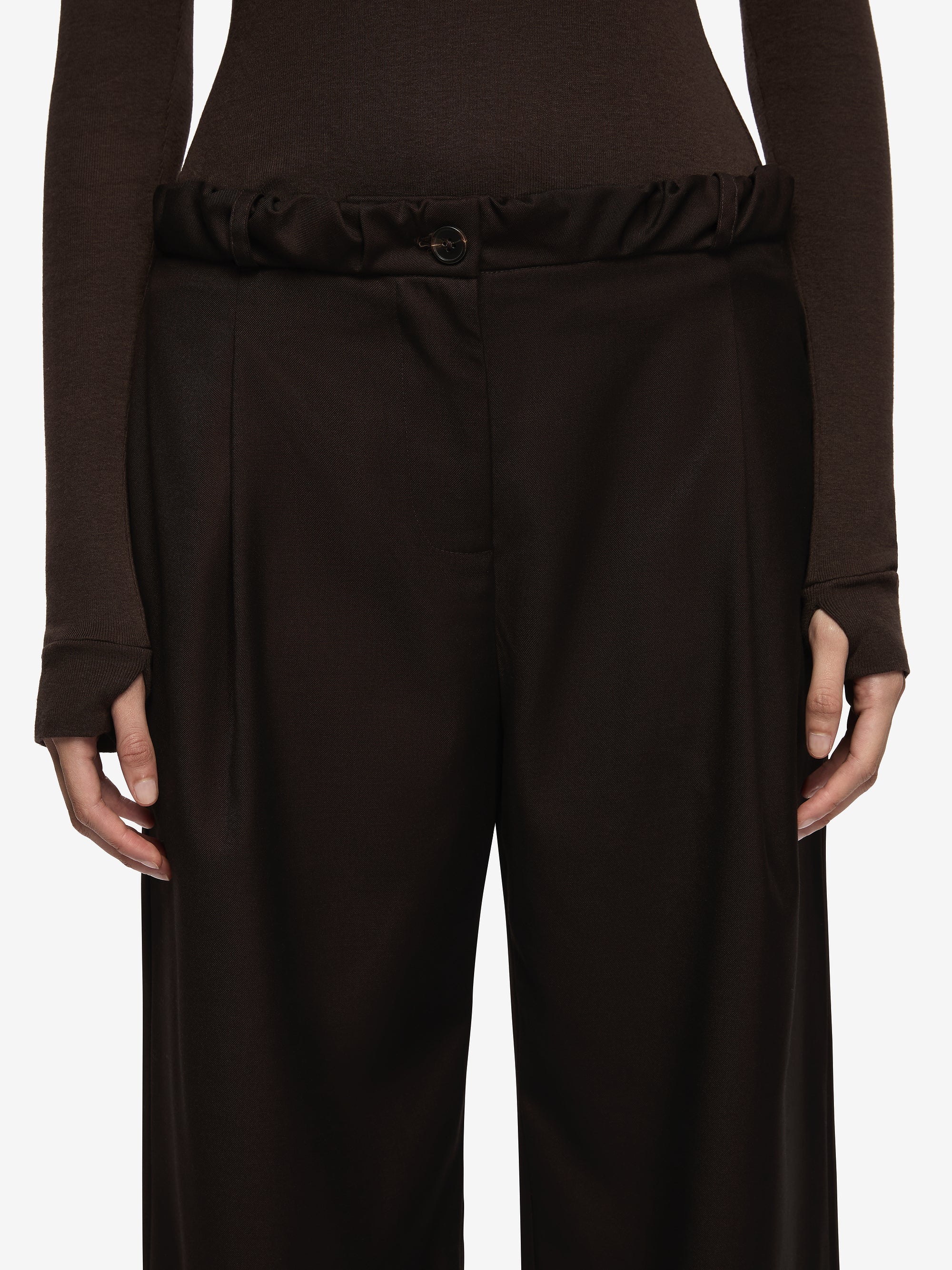 EDDIE PANT - DARK CHOCOLATE - Image 3