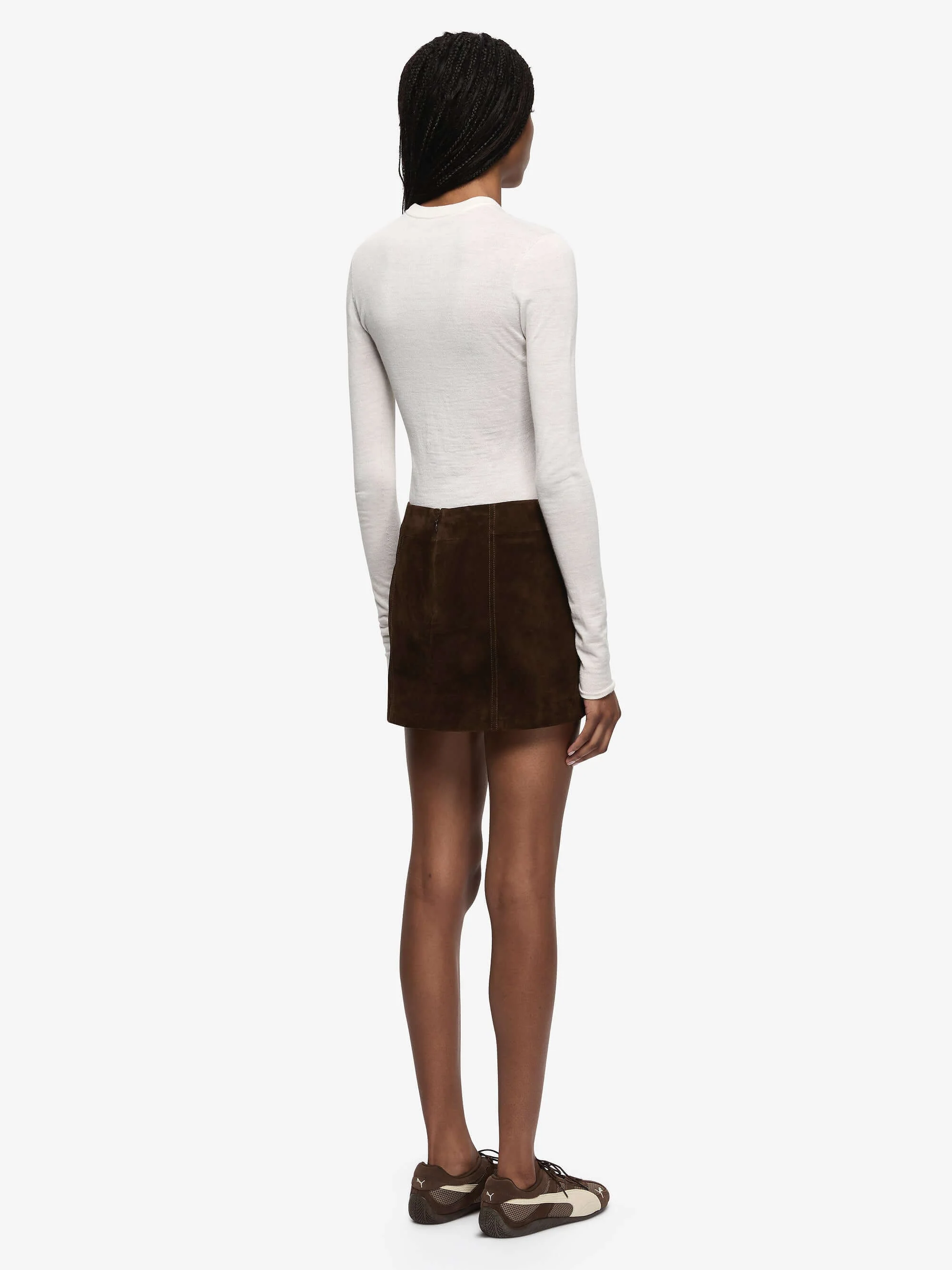 RUE LONG SLEEVE TOP - IVORY - Image 4