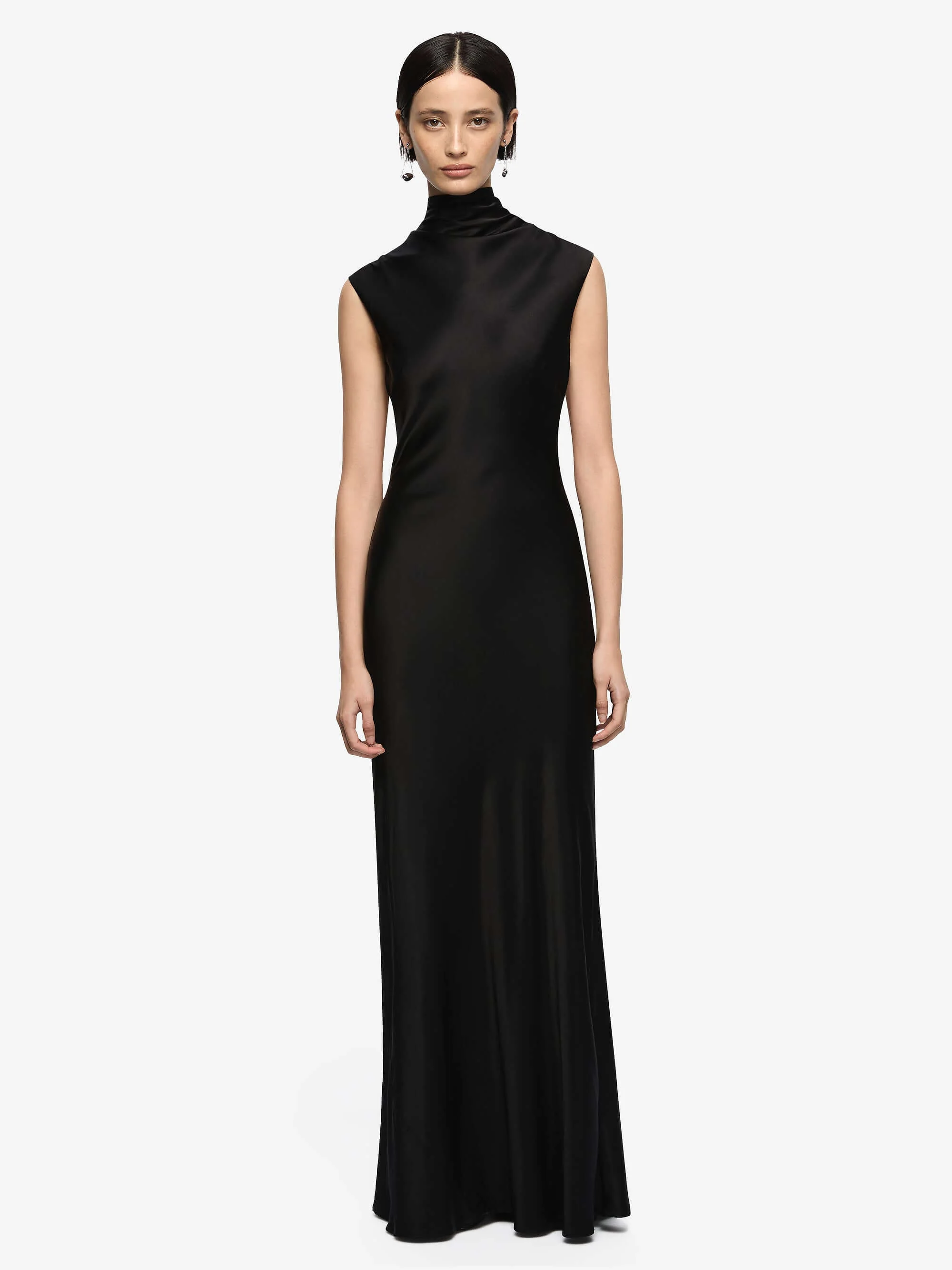 ELIAS MAXI DRESS - BLACK - Image 4
