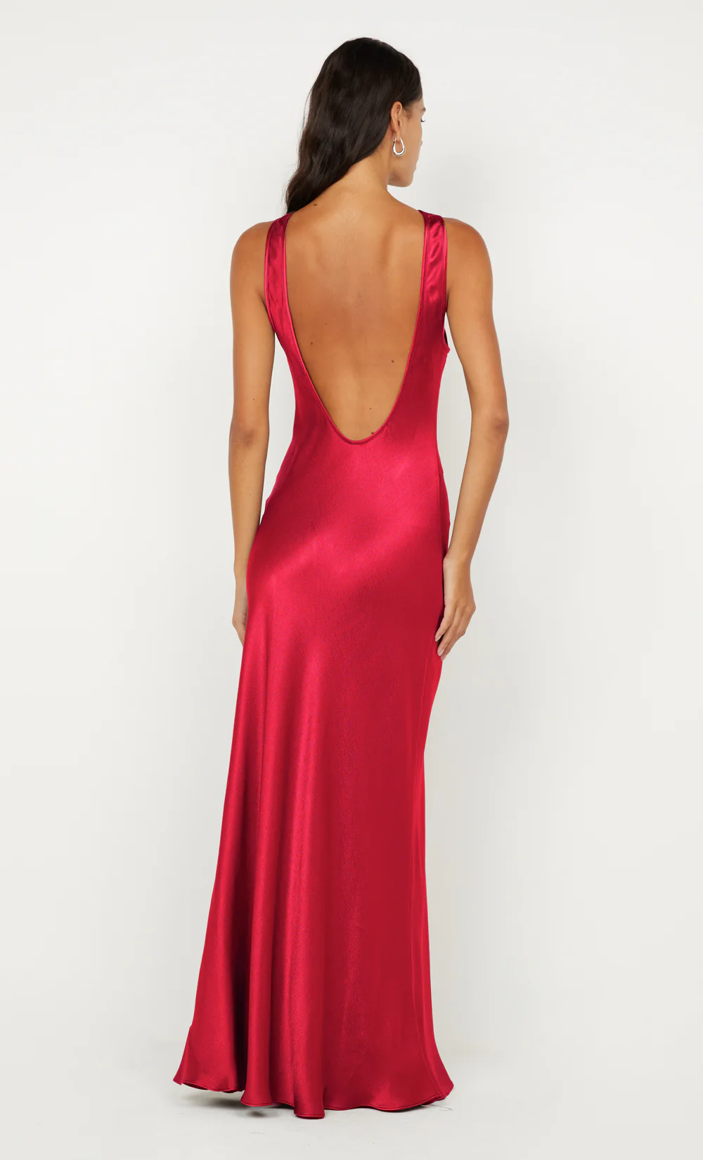 ELISIA TWIST MAXI DRESS - STRAWBERRY - Image 2
