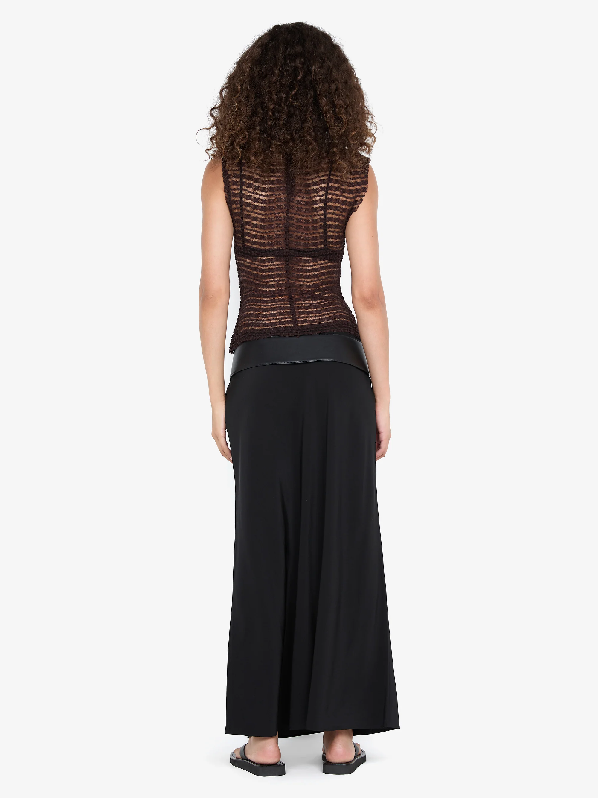 EMARETTA TOP - DARK CHOCOLATE - Image 4