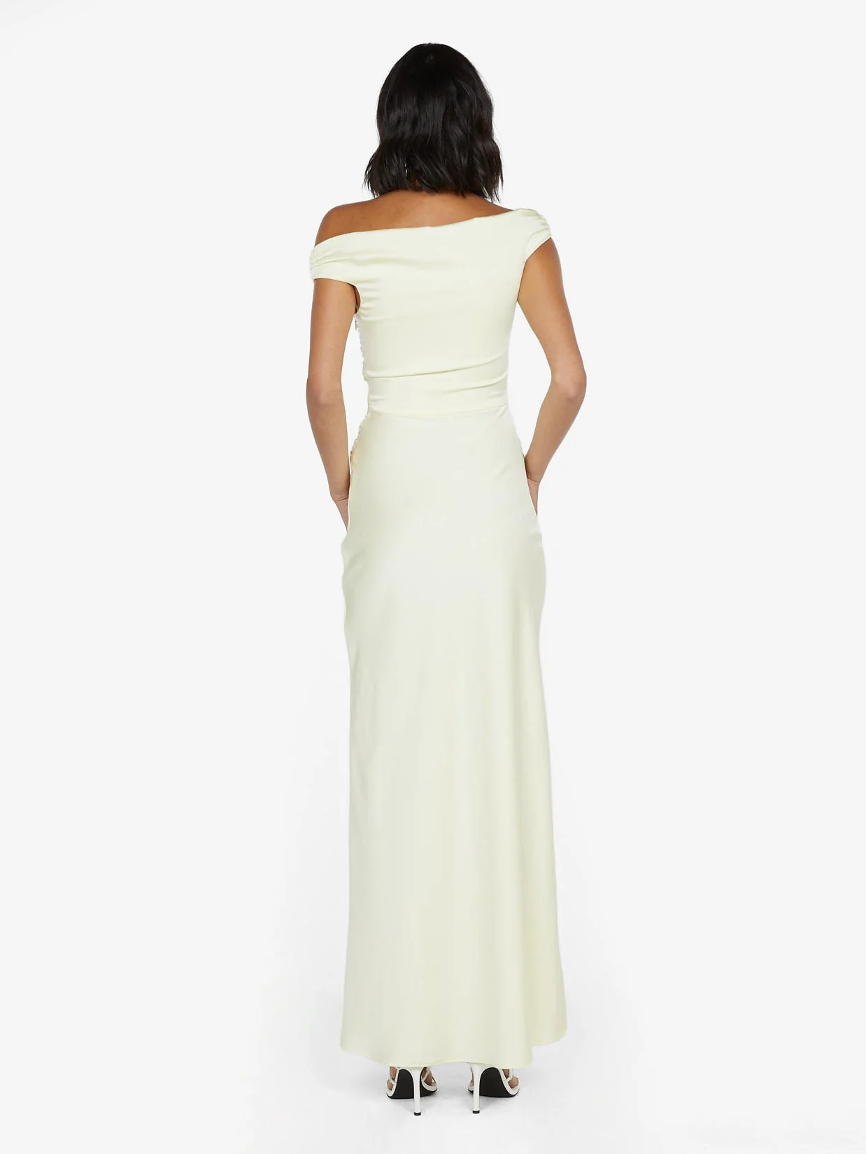 ETERNITY OFF SHOULDER MAXI - ICE YELLOW - Image 2