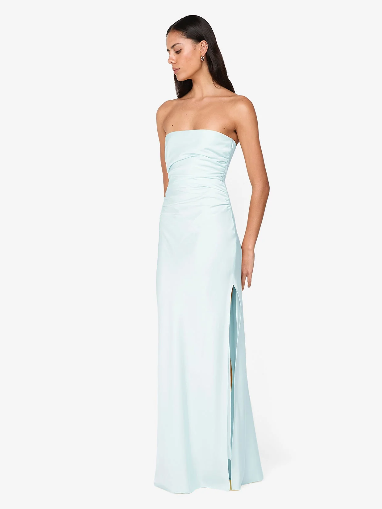 ETERNITY STRAPLESS MAXI DRESS - ARCTIC BLUE - Image 3