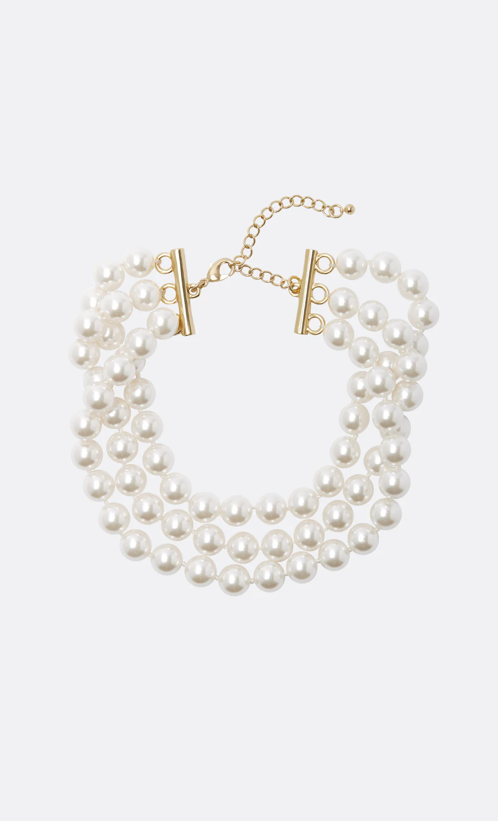 EVELYN NECKLACE - WHITE PEARL - Image 2