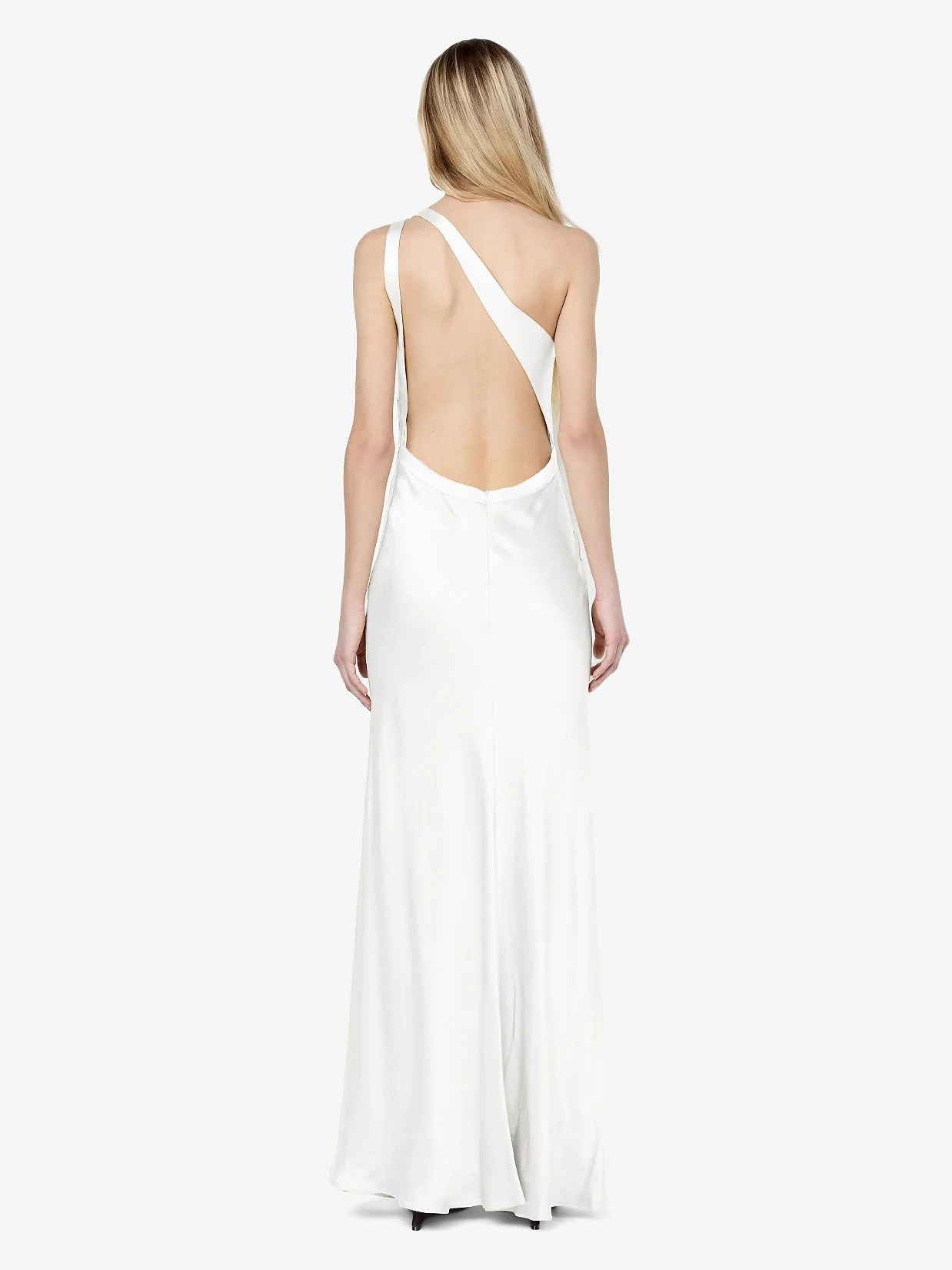 GIA ASYM MAXI DRESS - IVORY - Image 2