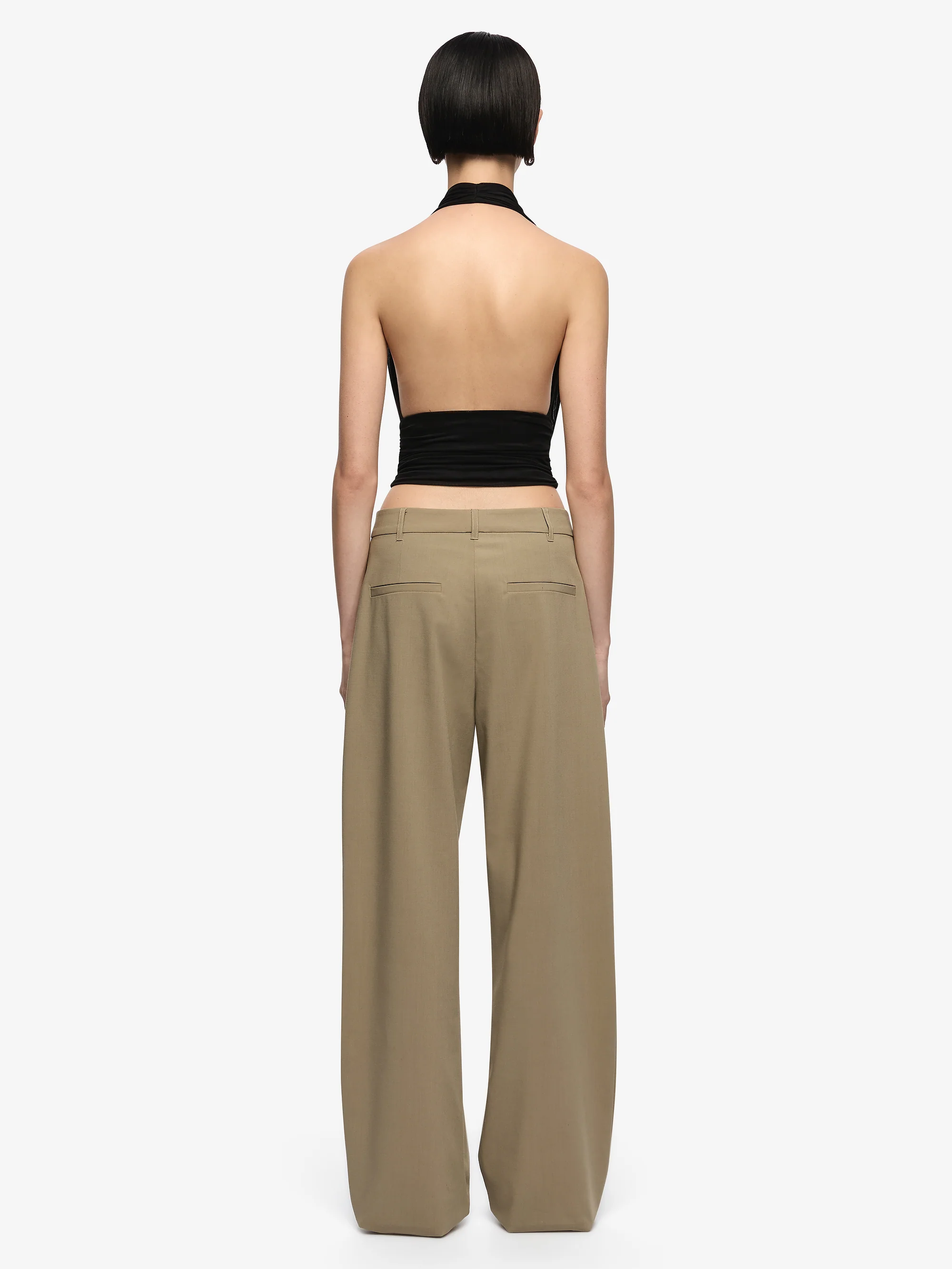 IRIS HALTER TOP - BLACK - Image 4