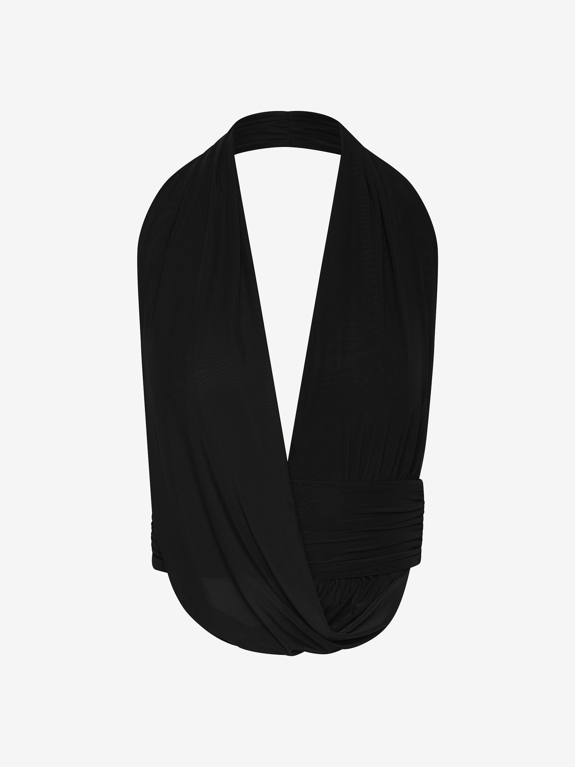 IRIS HALTER TOP - BLACK - Image 5