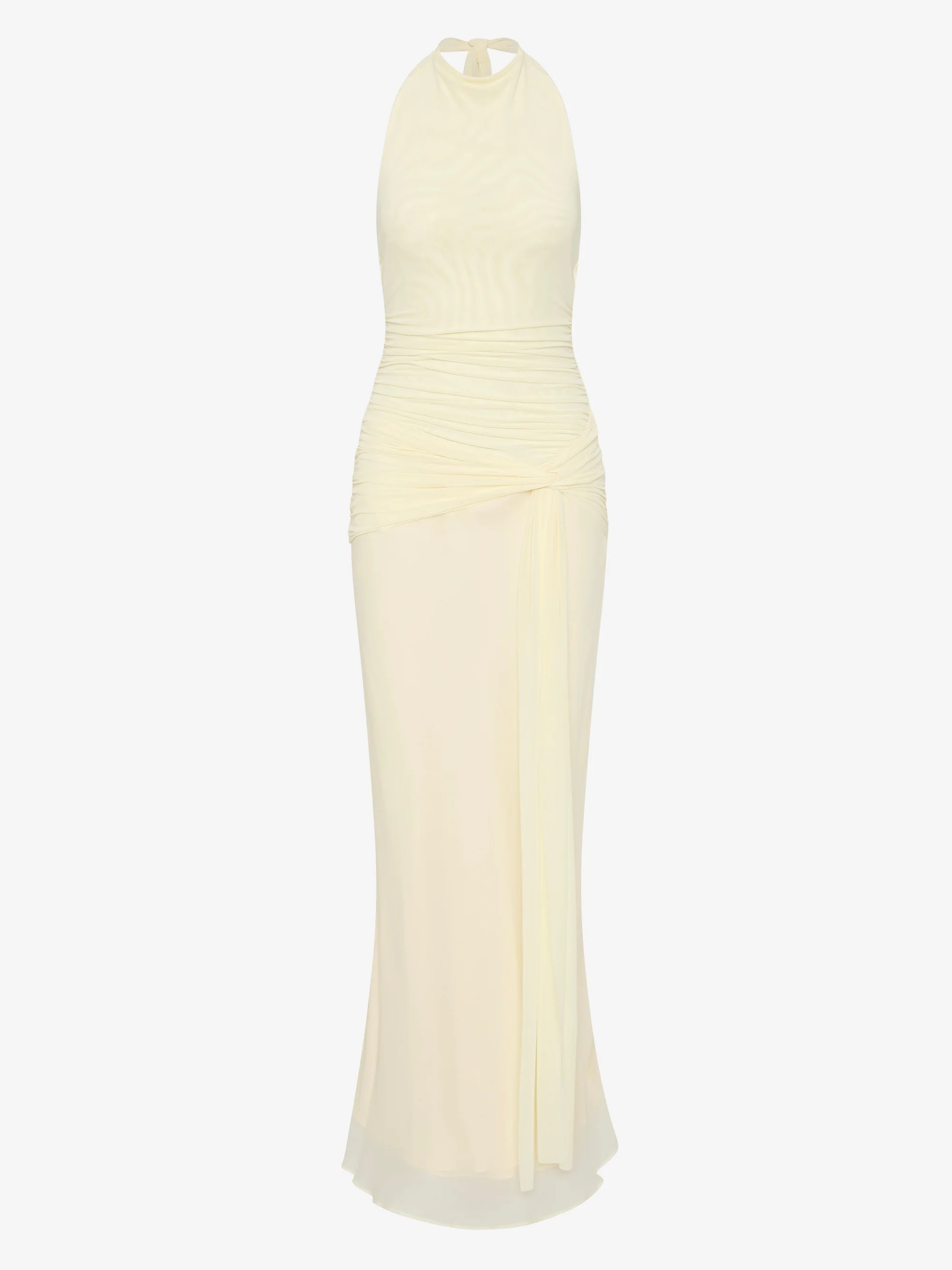 JASMIN HALTER DRESS - LEMON SORBET - Image 6