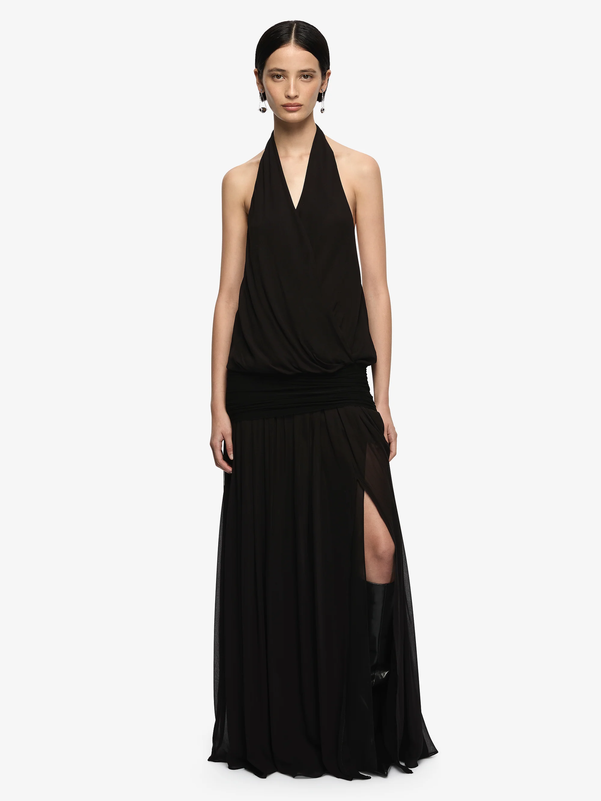 JASMIN V MAXI DRESS - BLACK - Image 5