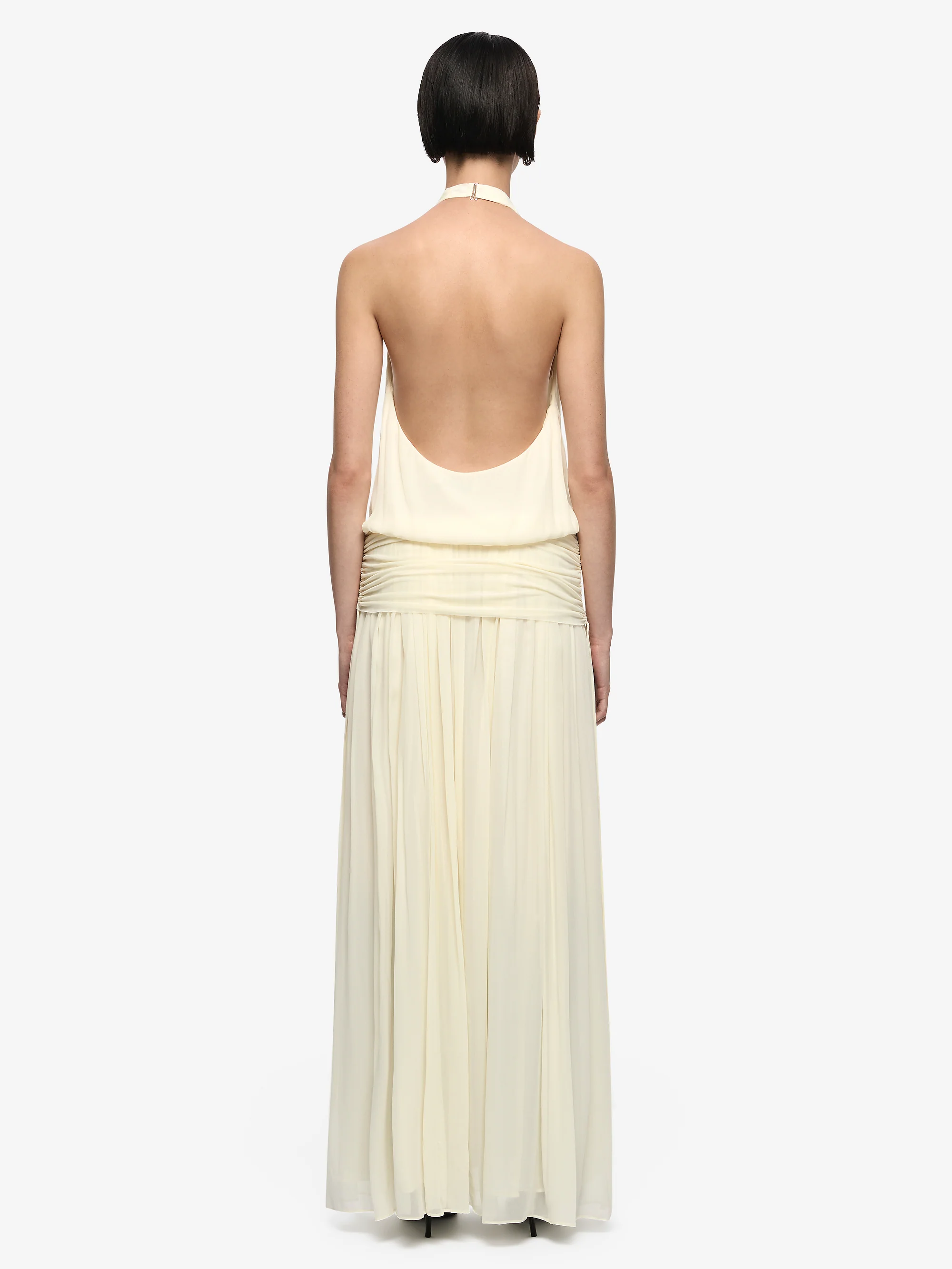 JASMIN V MAXI DRESS - LEMON SORBET - Image 3