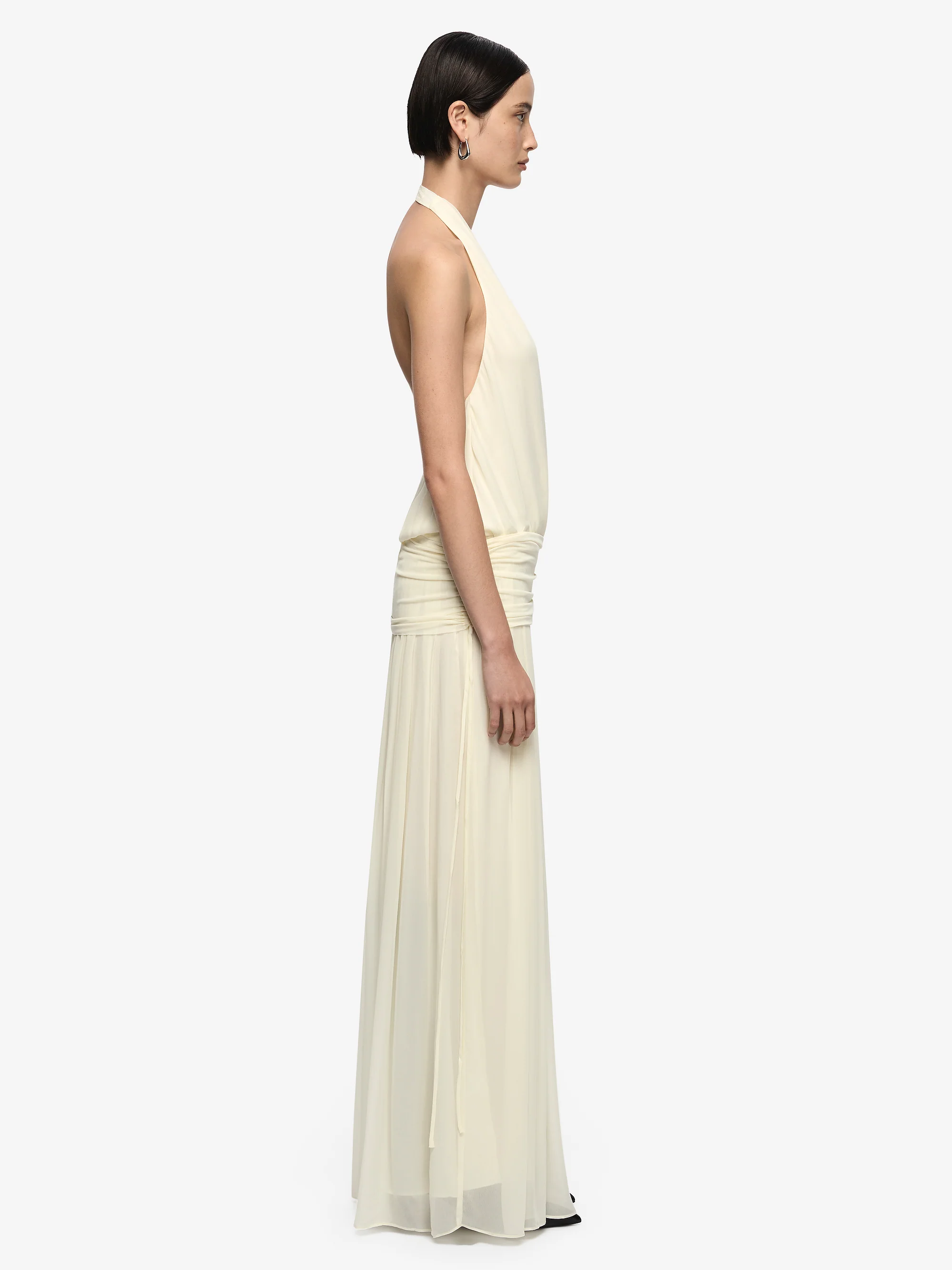 JASMIN V MAXI DRESS - LEMON SORBET - Image 5