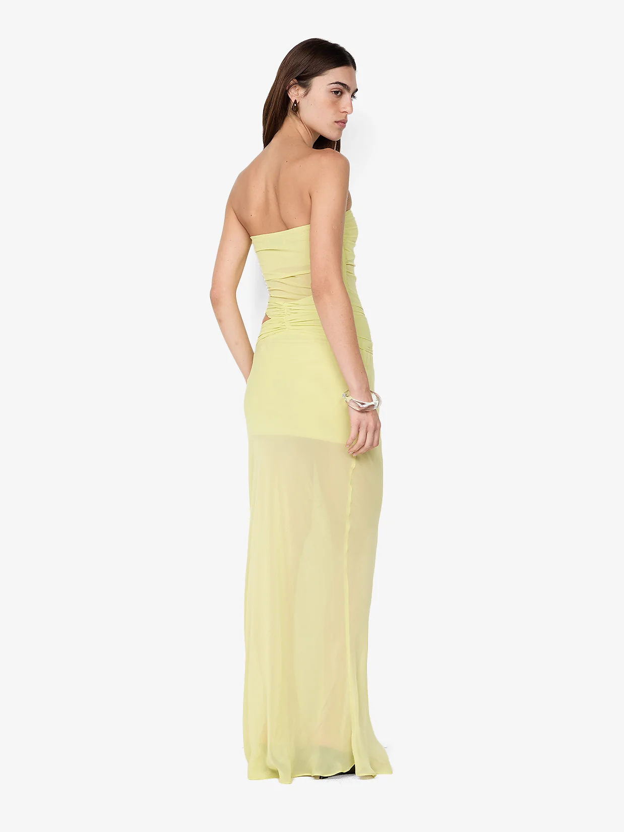 JEHNAYA STRAPLESS MAXI DRESS - CITRUS - Image 4