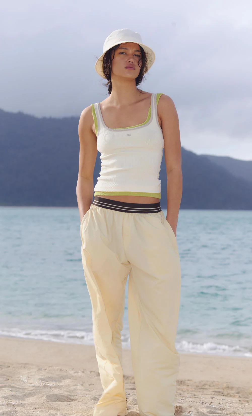 JERRI WIDE LEG PANT - BUTTER - Image 2