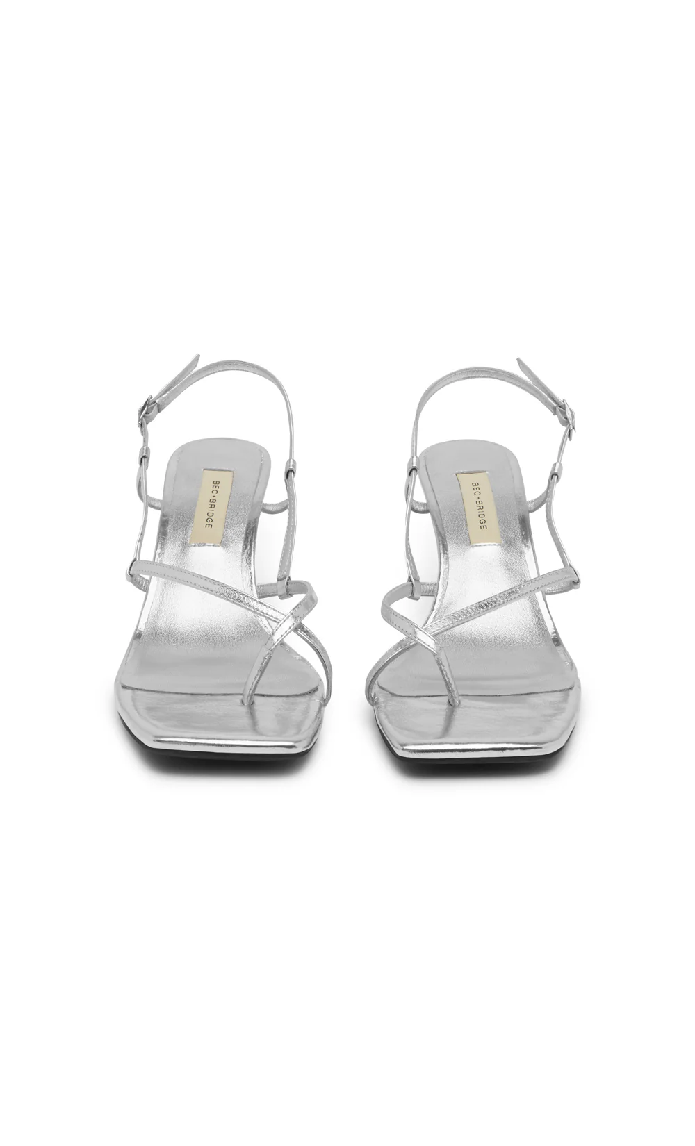 KATE MID HEEL - CHROME - Image 3