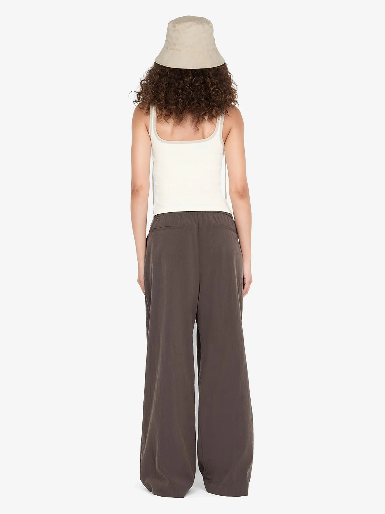 LANA SQUARE NECK TANK - CHALK / CEMENT - Image 3